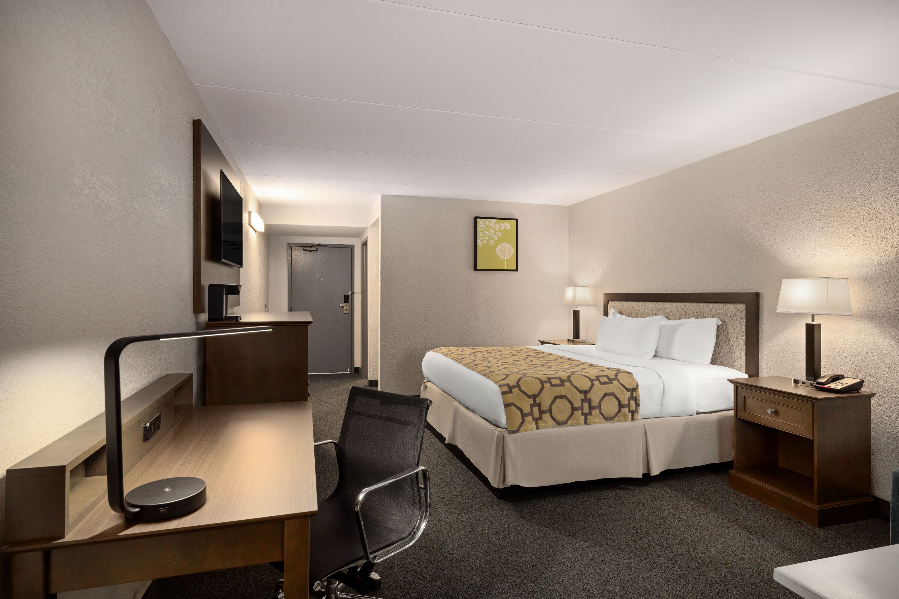 Guest room at the Baymont by Wyndham Shakopee in Shakopee, Minnesota