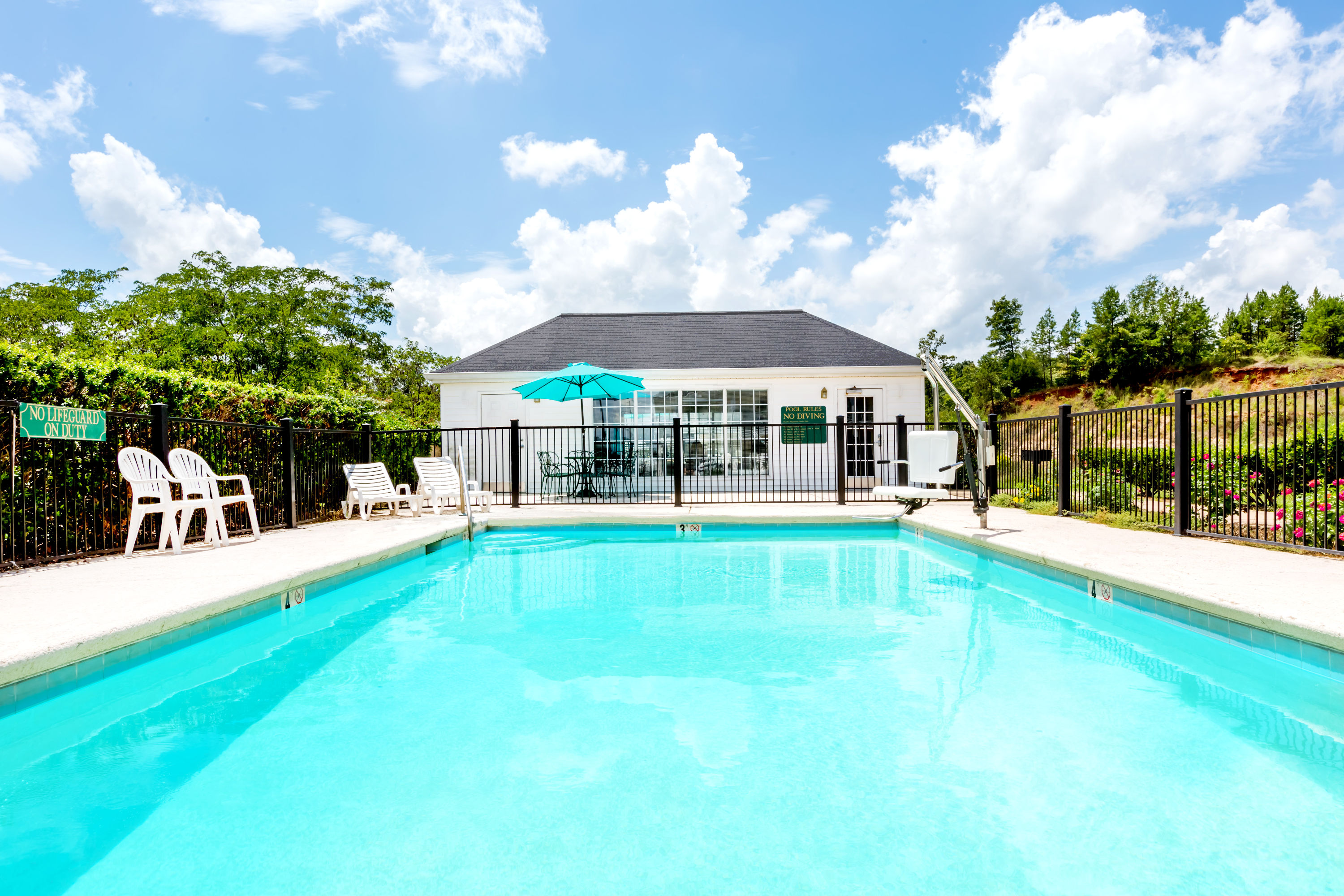 Pool at the Baymont by Wyndham Grenada in Grenada, Mississippi