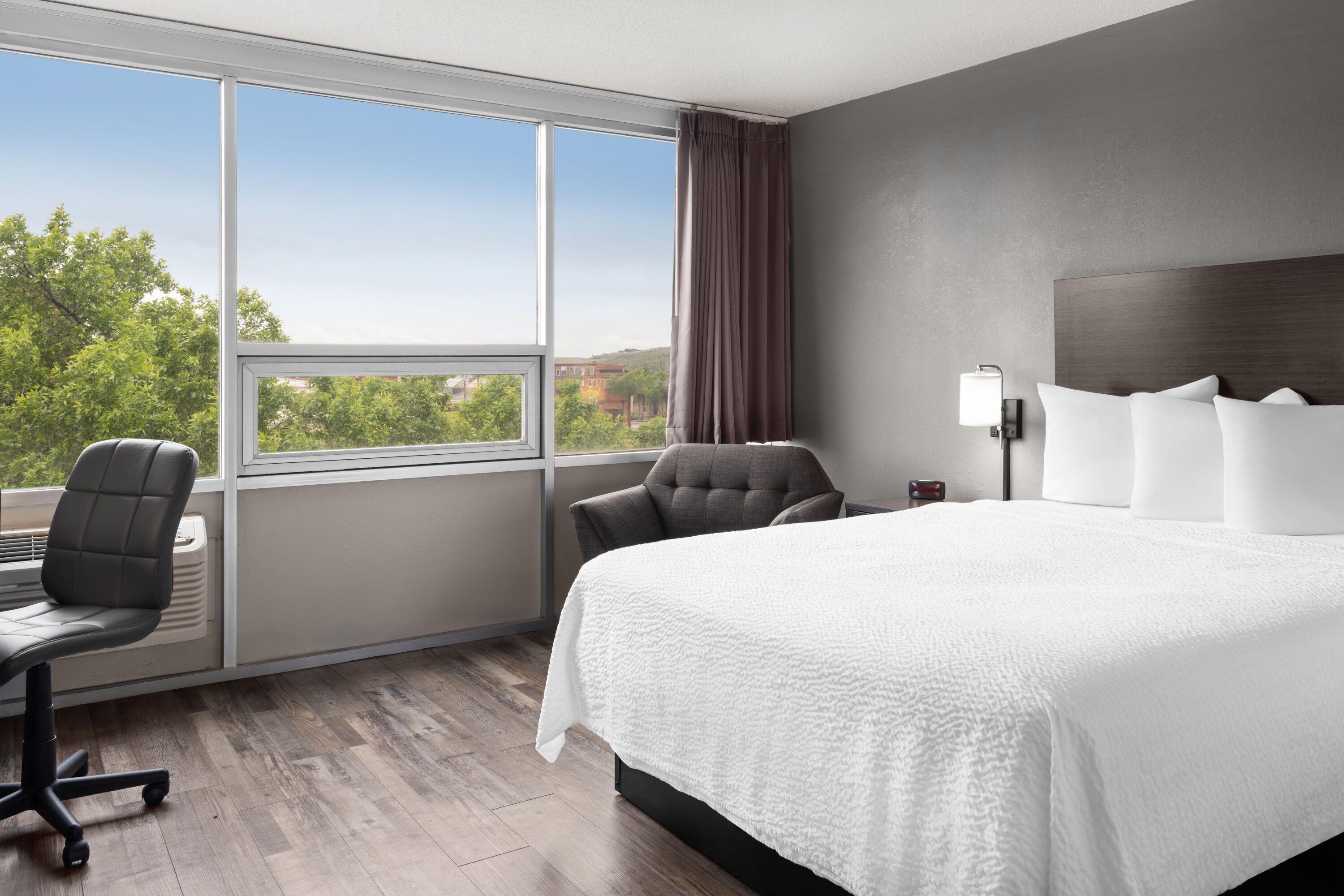 Guest room at the Baymont by Wyndham Great Falls City Center in Great Falls, Montana