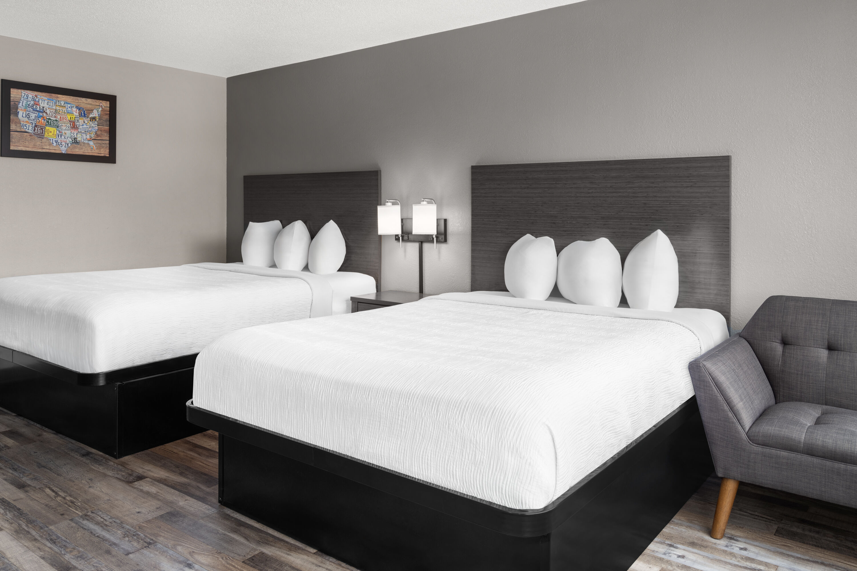 Guest room at the Baymont by Wyndham Great Falls City Center in Great Falls, Montana
