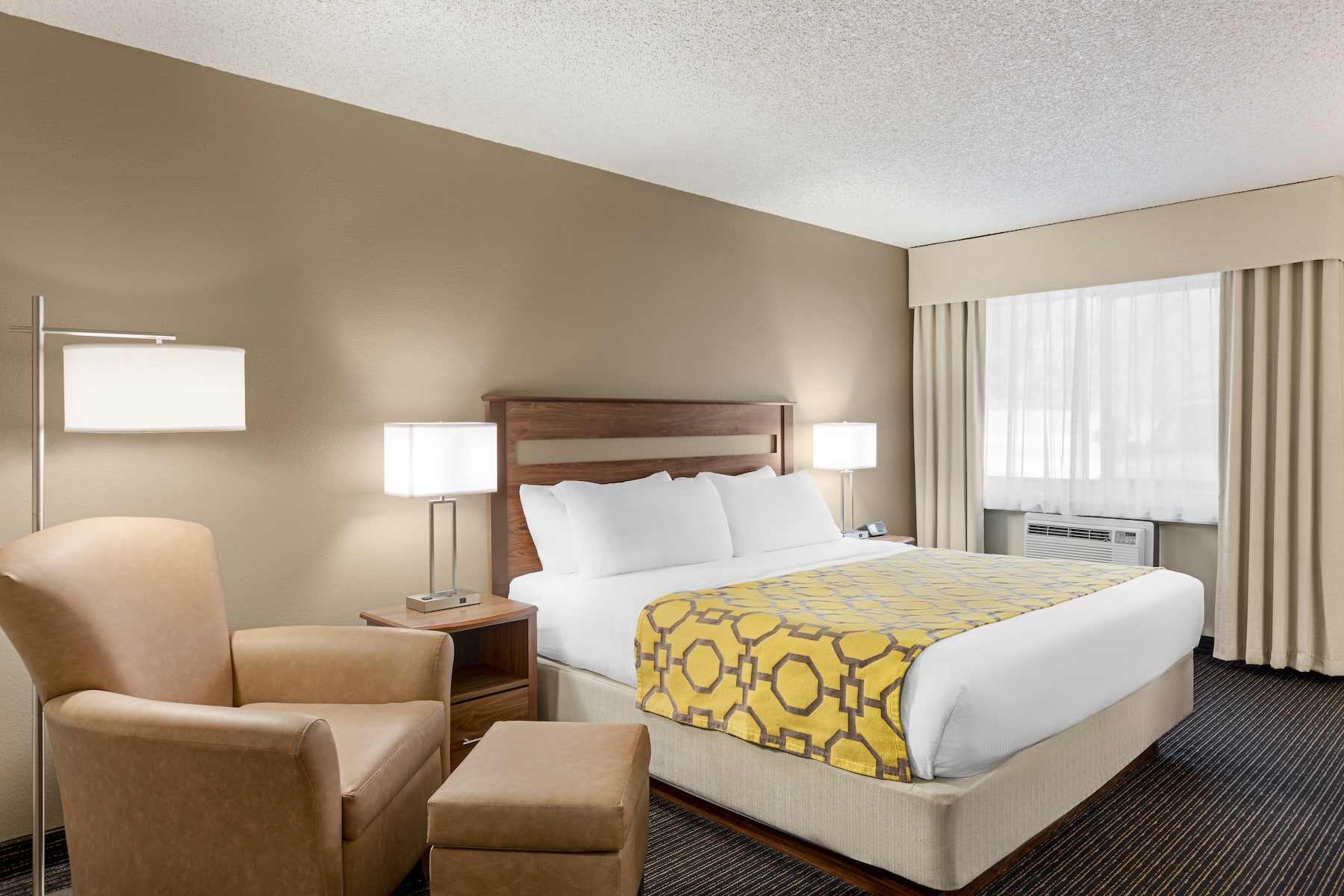 Guest room at the Baymont by Wyndham Whitefish in Whitefish, Montana