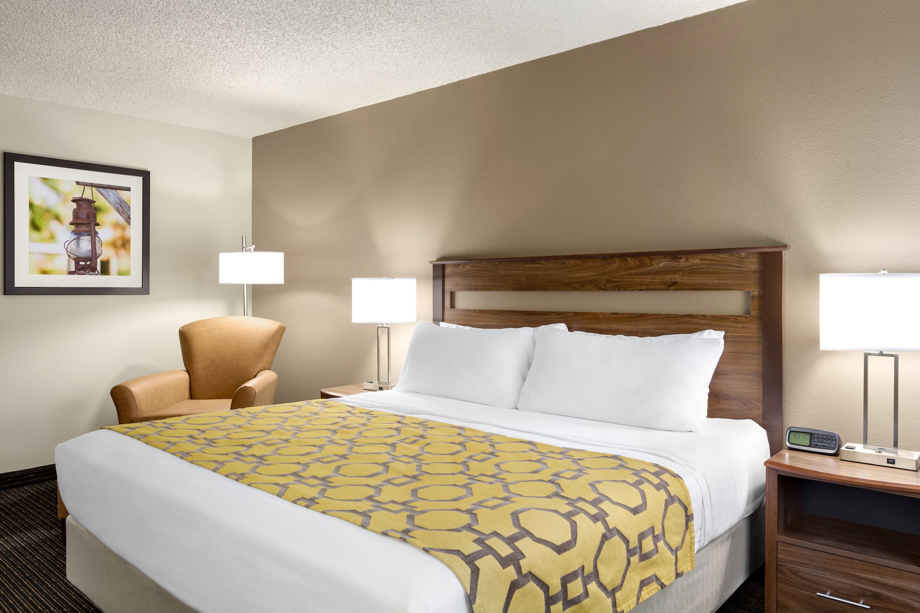 Guest room at the Baymont by Wyndham Whitefish in Whitefish, Montana