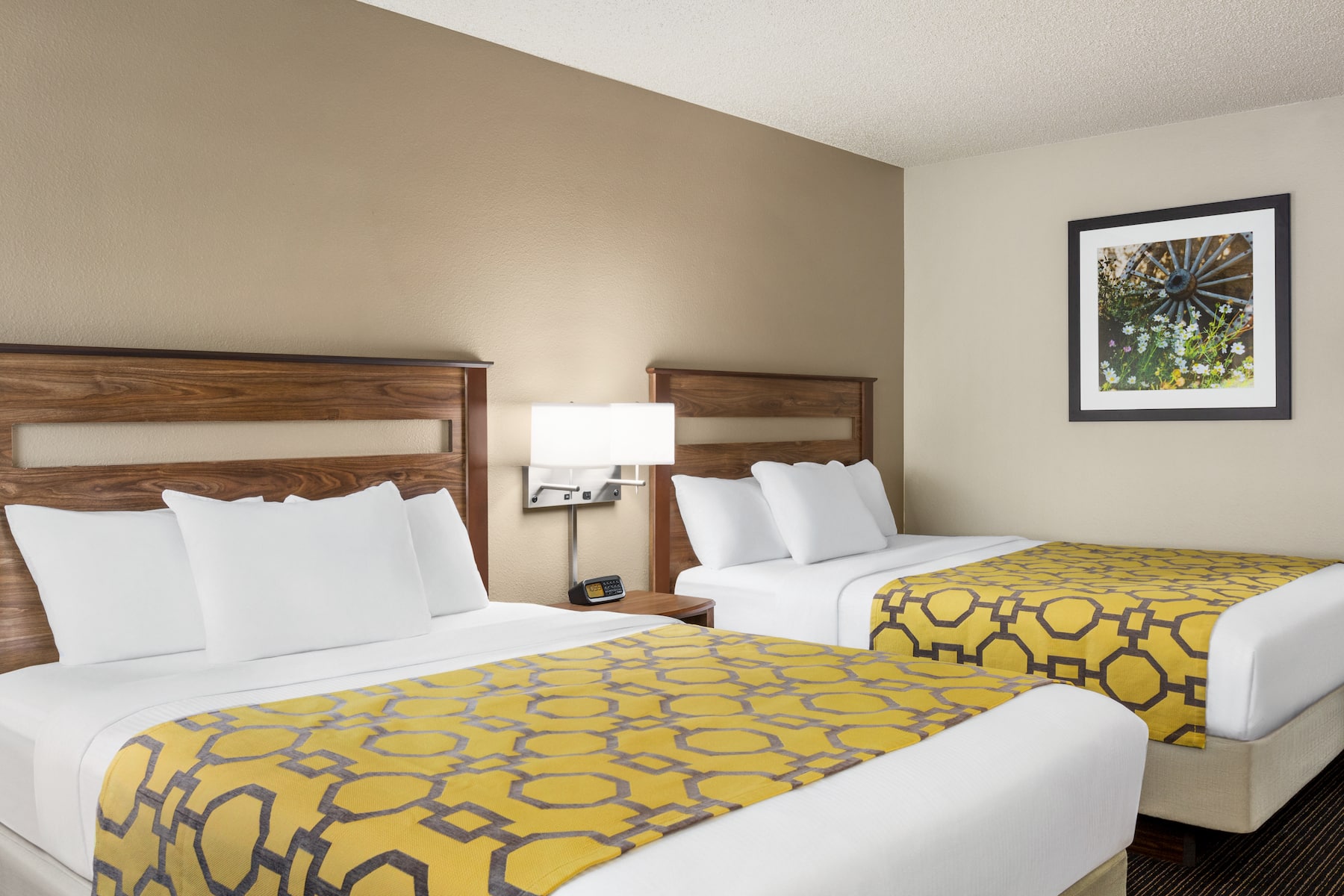 Guest room at the Baymont by Wyndham Whitefish in Whitefish, Montana
