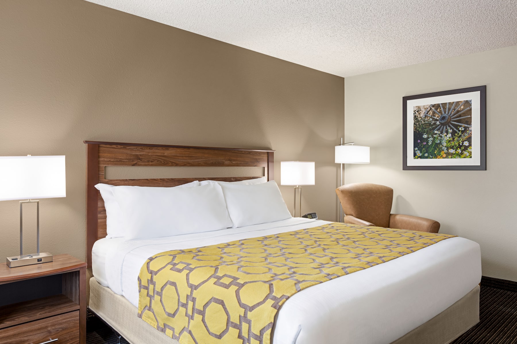 Guest room at the Baymont by Wyndham Whitefish in Whitefish, Montana