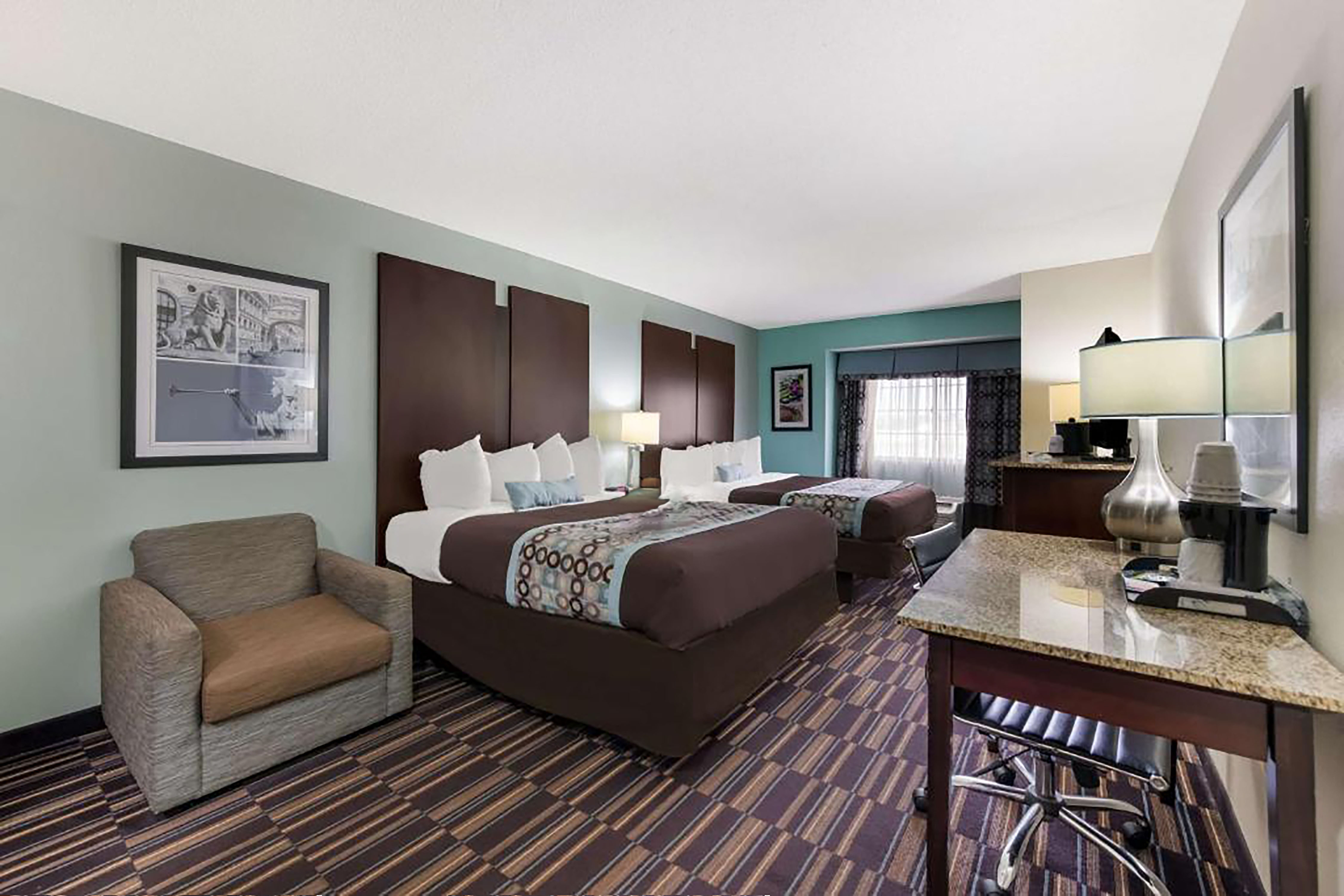 Guest room at the Baymont by Wyndham Elizabeth City in Elizabeth City, North Carolina