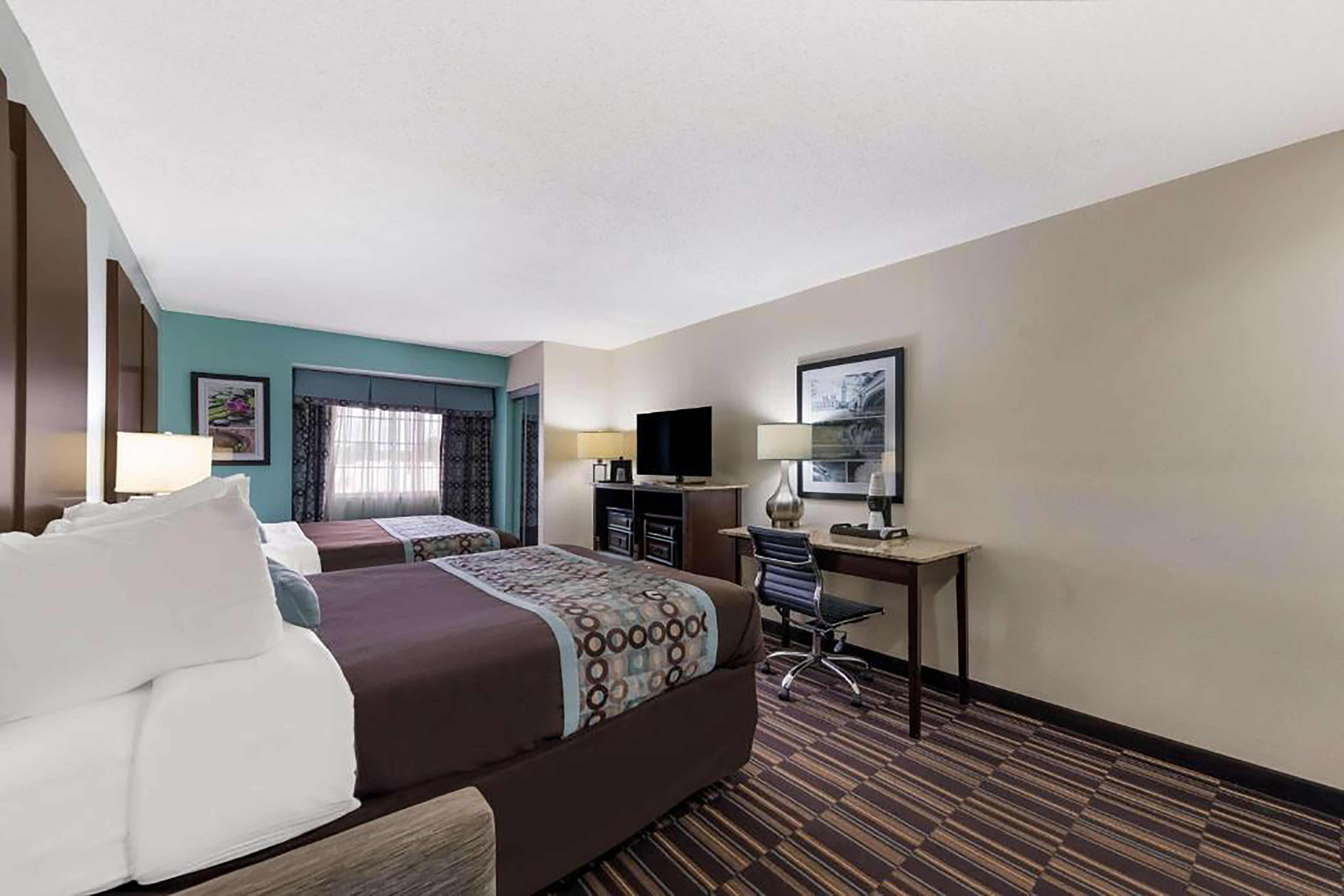 Guest room at the Baymont by Wyndham Elizabeth City in Elizabeth City, North Carolina