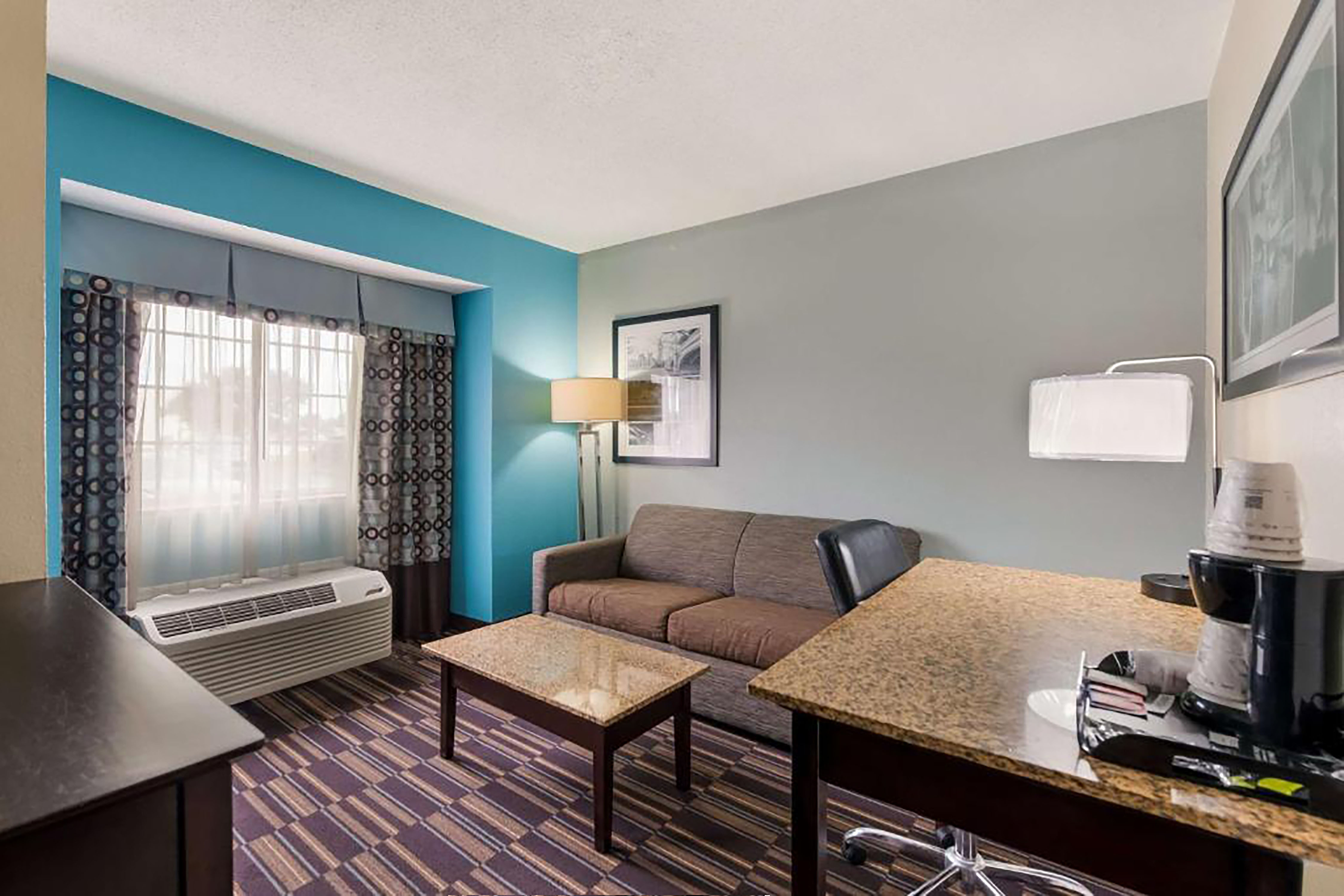 Guest room at the Baymont by Wyndham Elizabeth City in Elizabeth City, North Carolina
