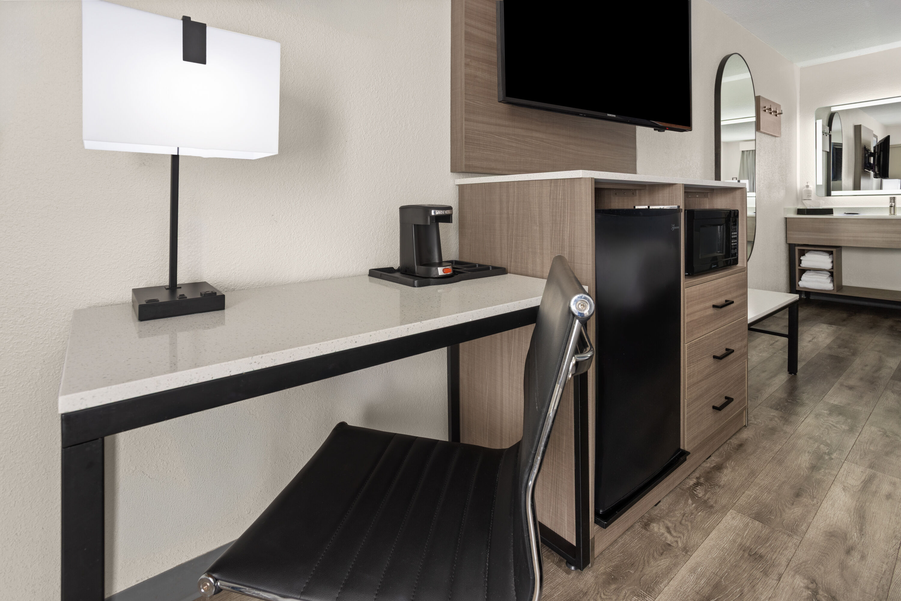 Guest room at the Baymont by Wyndham Fayetteville NC in Fayetteville, North Carolina