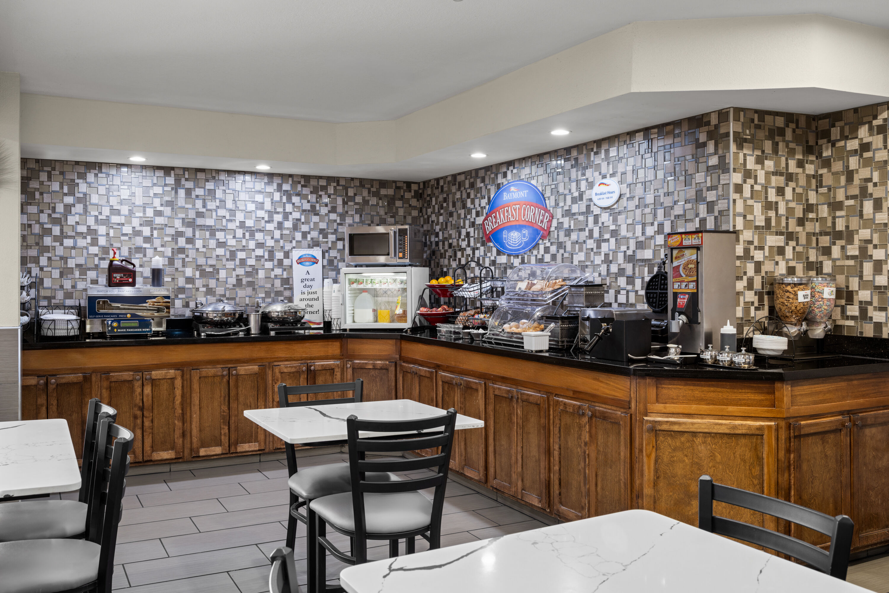 Free breakfast at Baymont by Wyndham Santa Fe in Santa Fe, New Mexico
