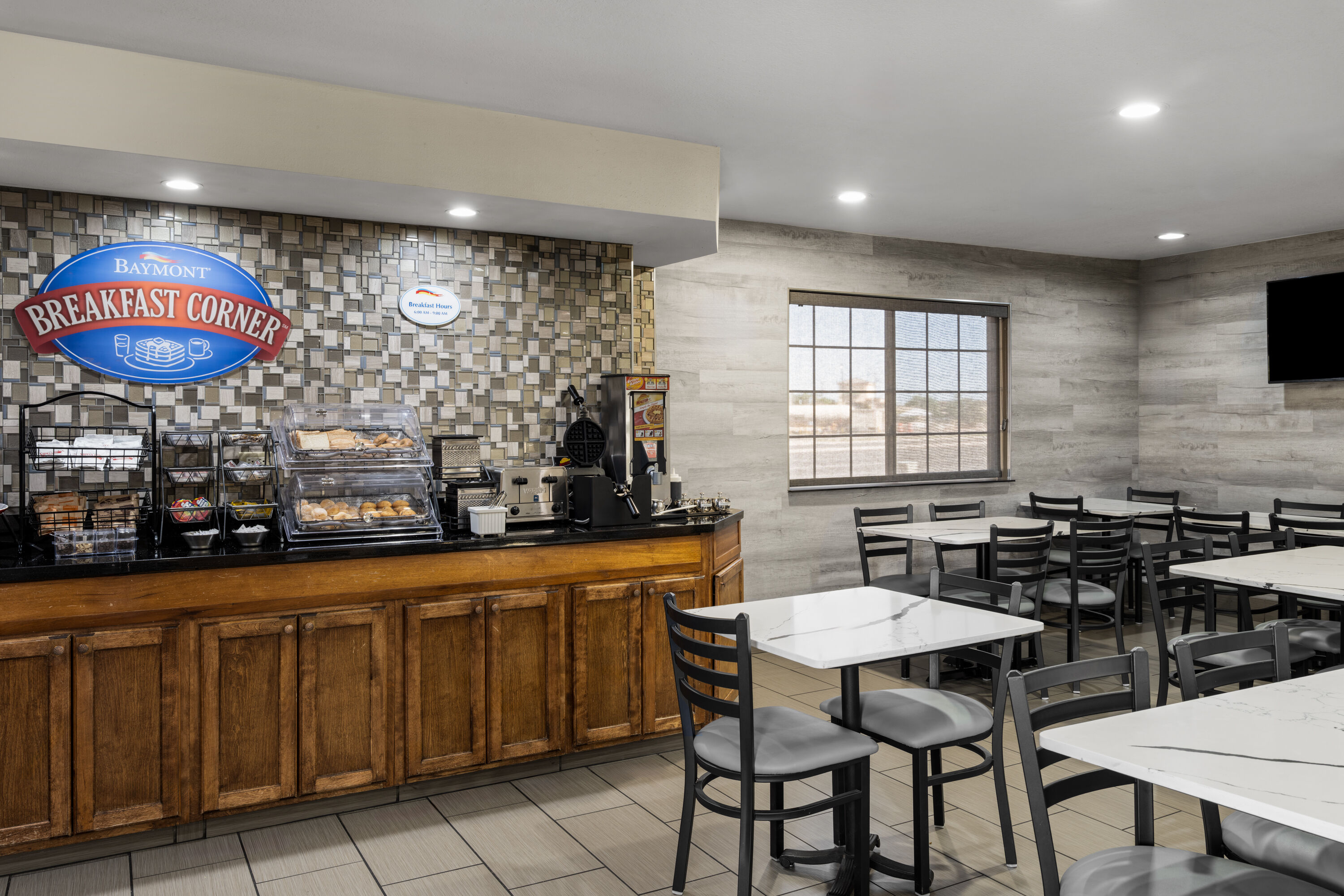 Free breakfast at Baymont by Wyndham Santa Fe in Santa Fe, New Mexico