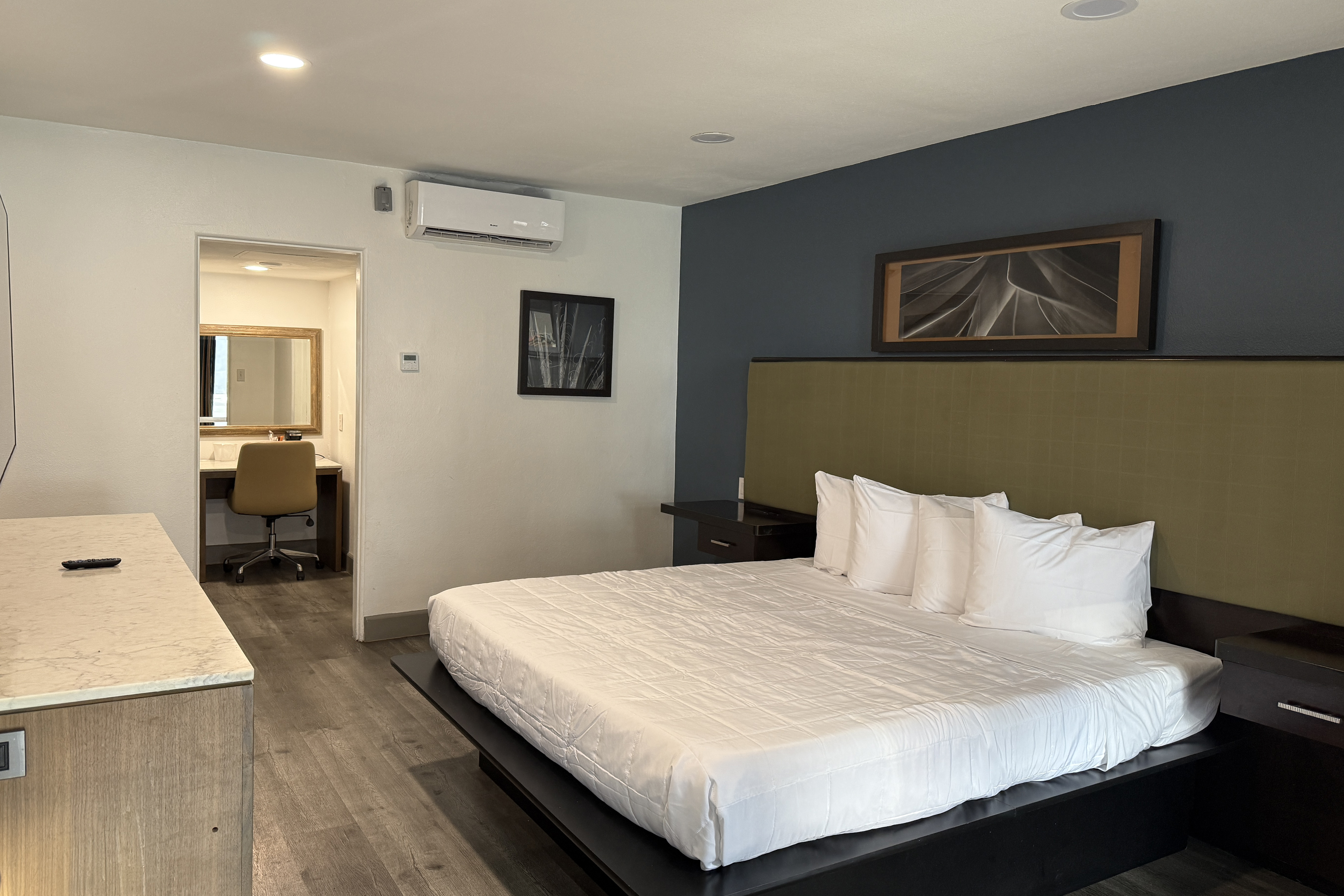 Guest room at the DTLV, a Baymont by Wyndham in Las Vegas, Nevada