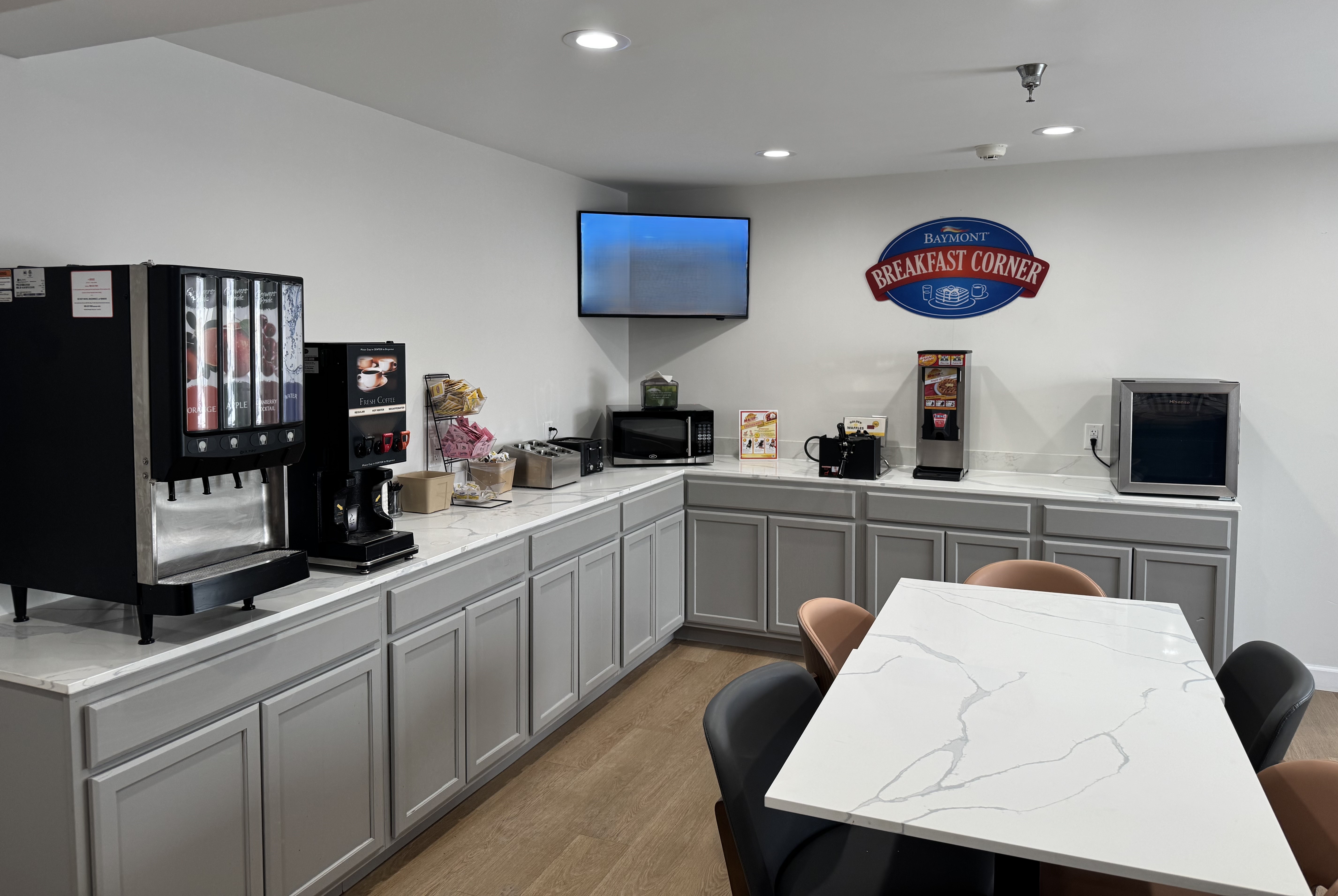 Free breakfast at Baymont by Wyndham Henrietta/Rochester in Henrietta, New York