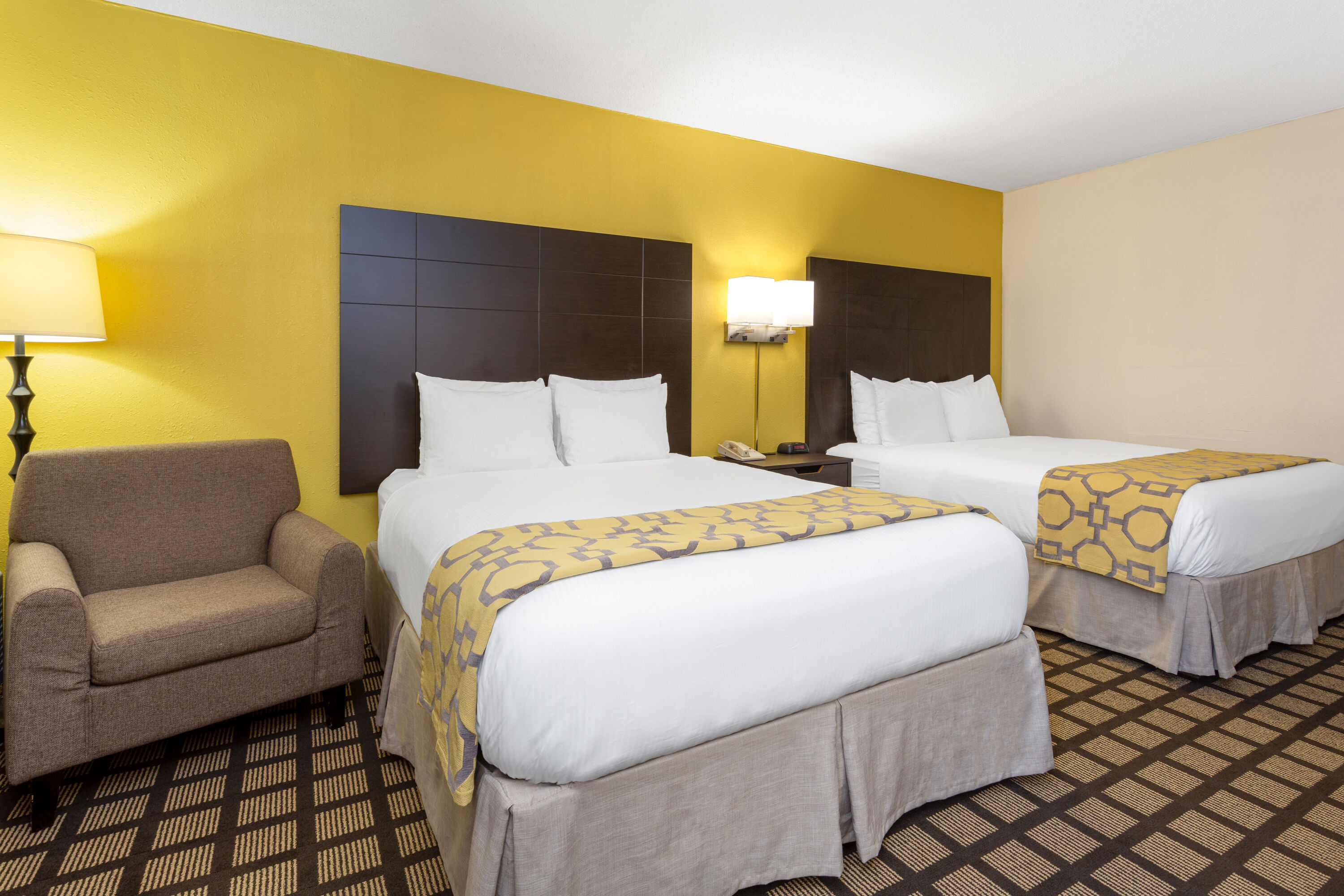Guest room at the Baymont by Wyndham Queensbury Lake George in Queensbury, New York