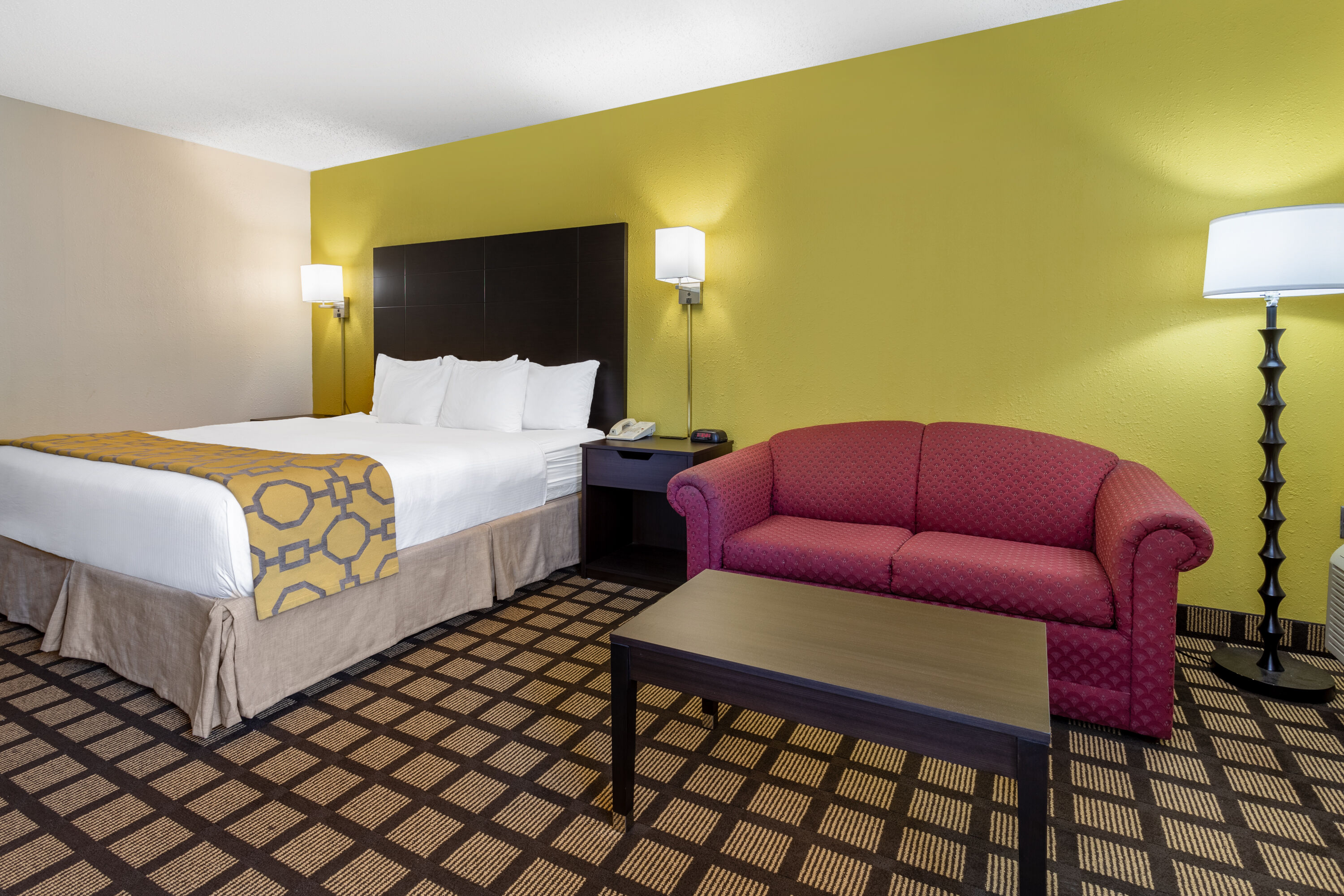 Guest room at the Baymont by Wyndham Queensbury Lake George in Queensbury, New York