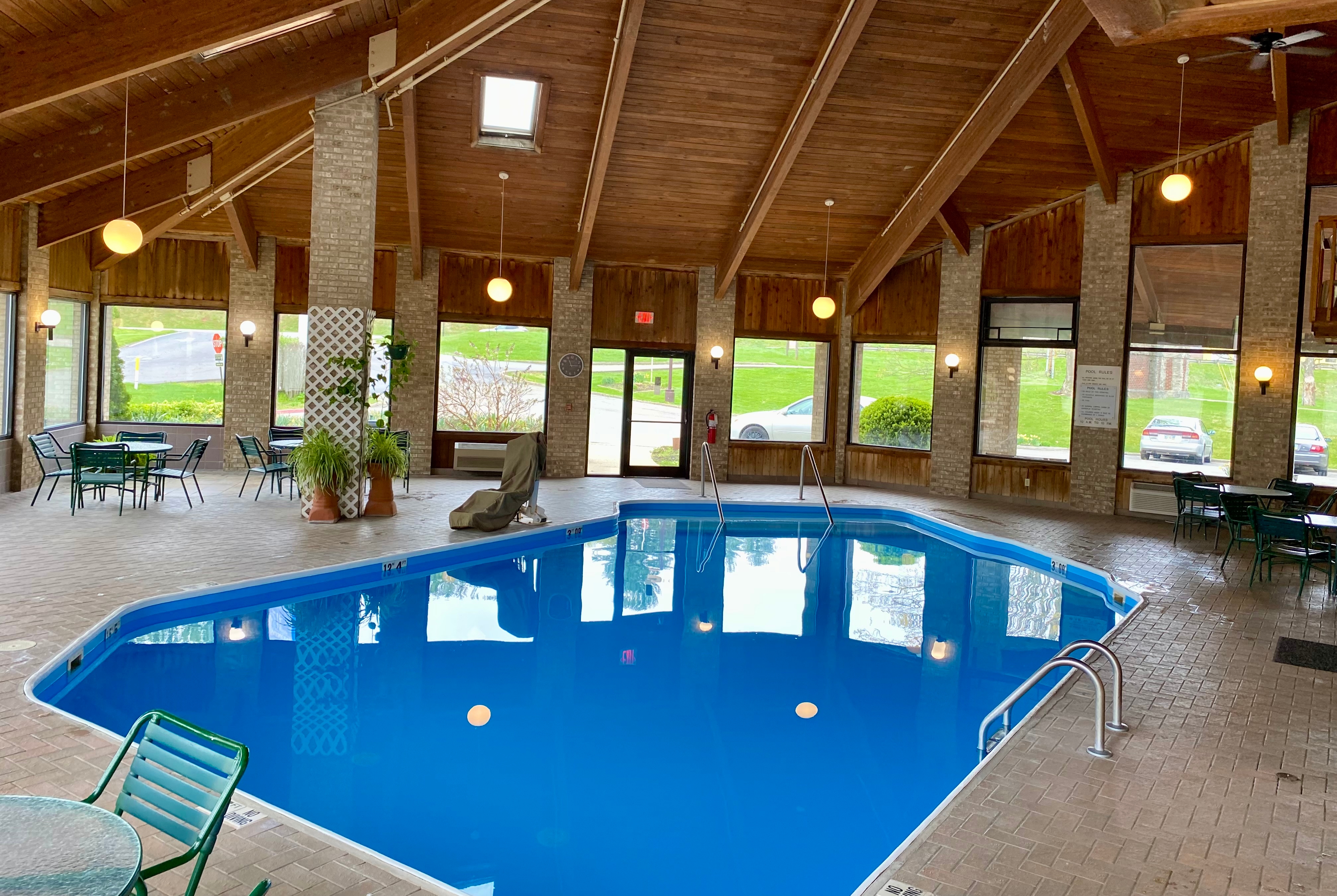 Indoor pool at the Baymont by Wyndham Logan in Logan, Ohio