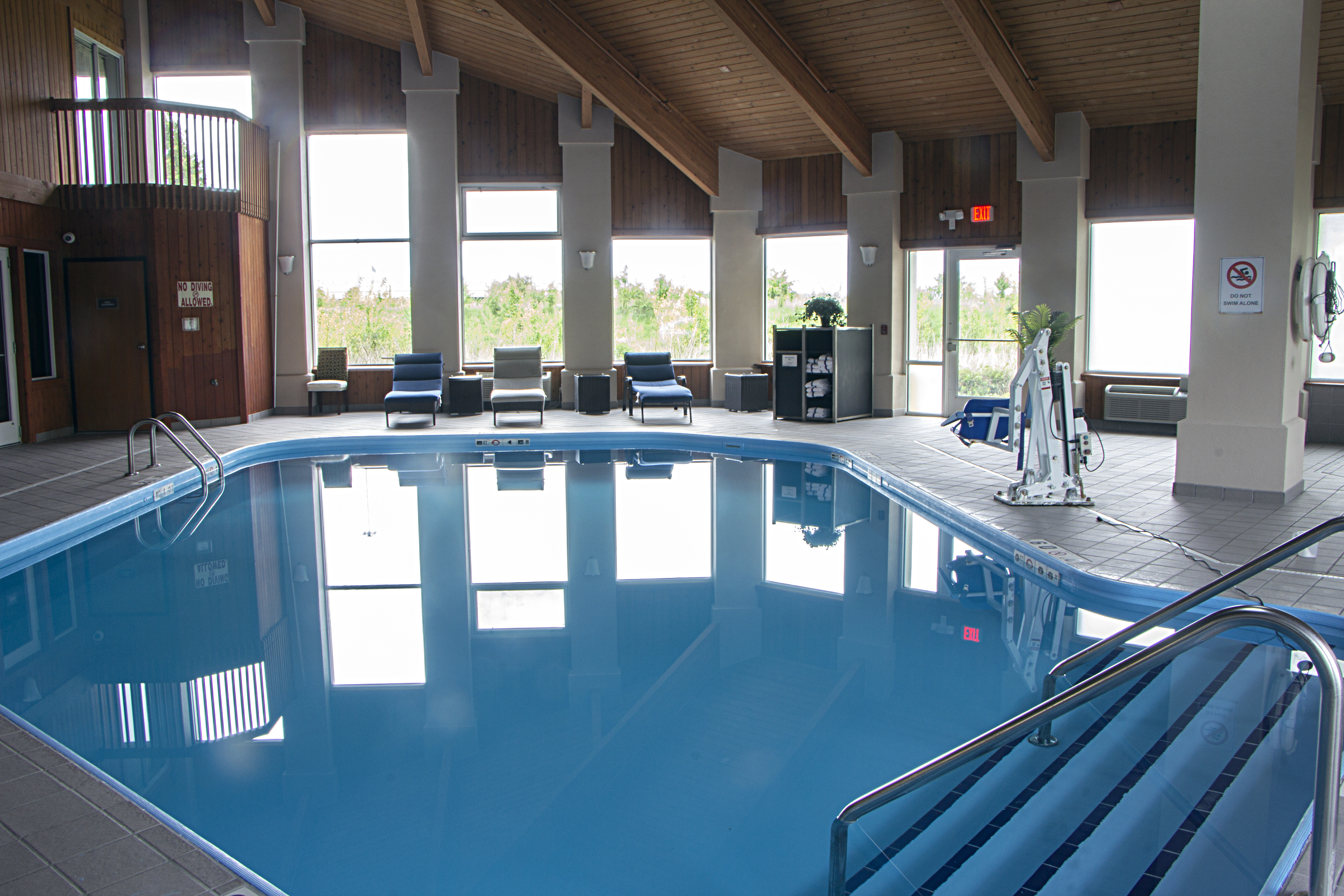 Indoor pool at the Baymont by Wyndham Maumee Toledo in Maumee, Ohio