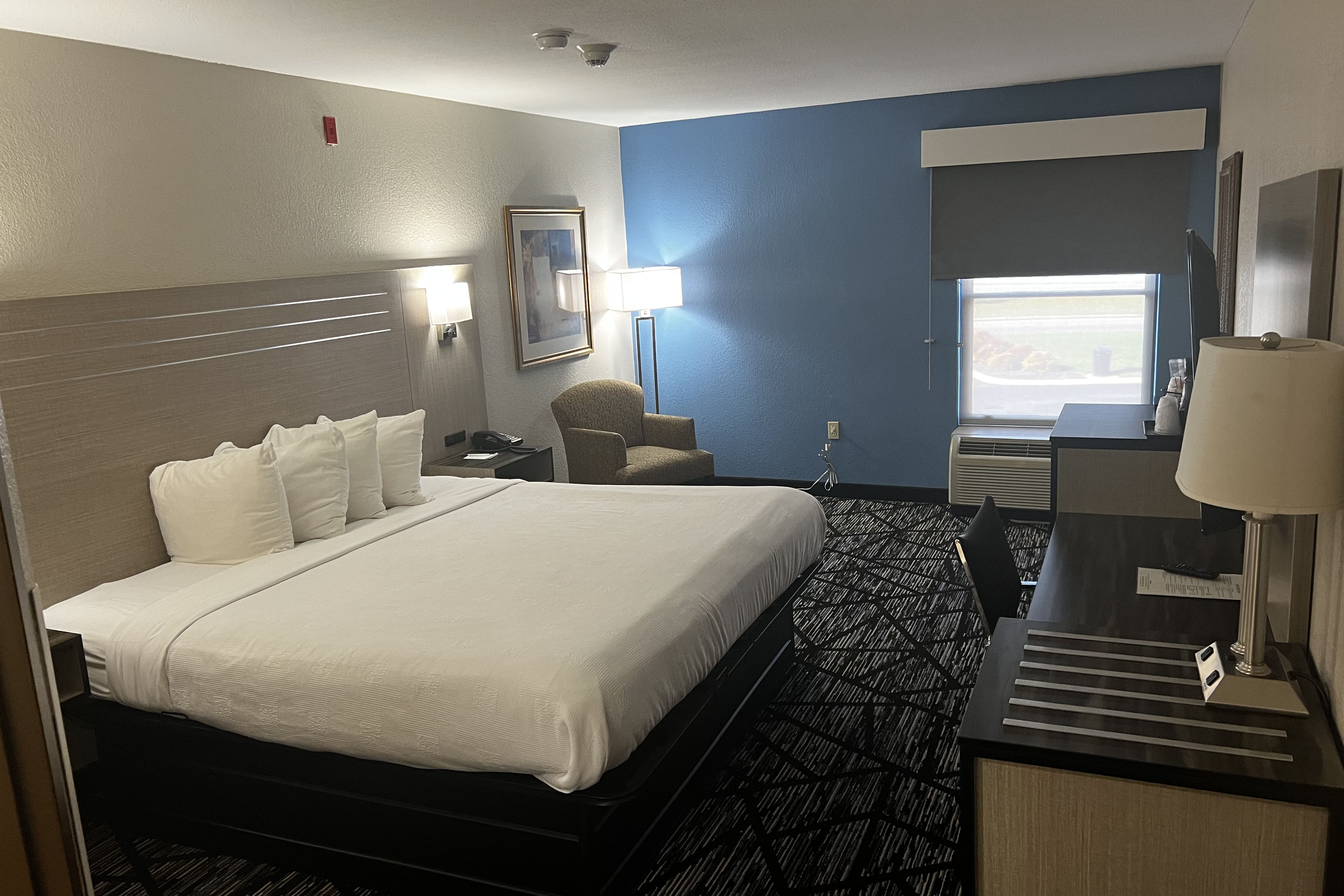 Guest room at the Baymont by Wyndham Monroe Ohio in Monroe, Ohio