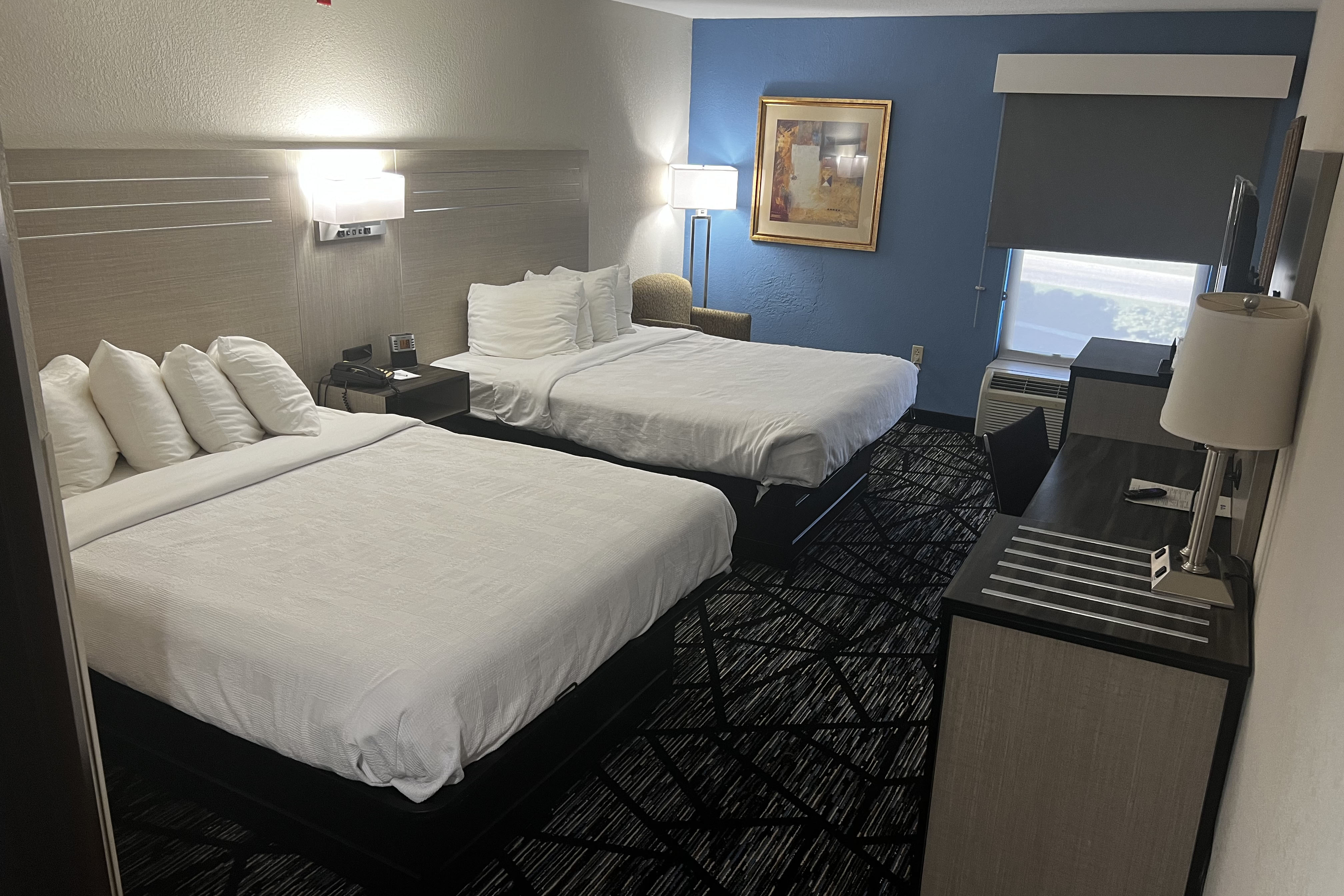 Guest room at the Baymont by Wyndham Monroe Ohio in Monroe, Ohio