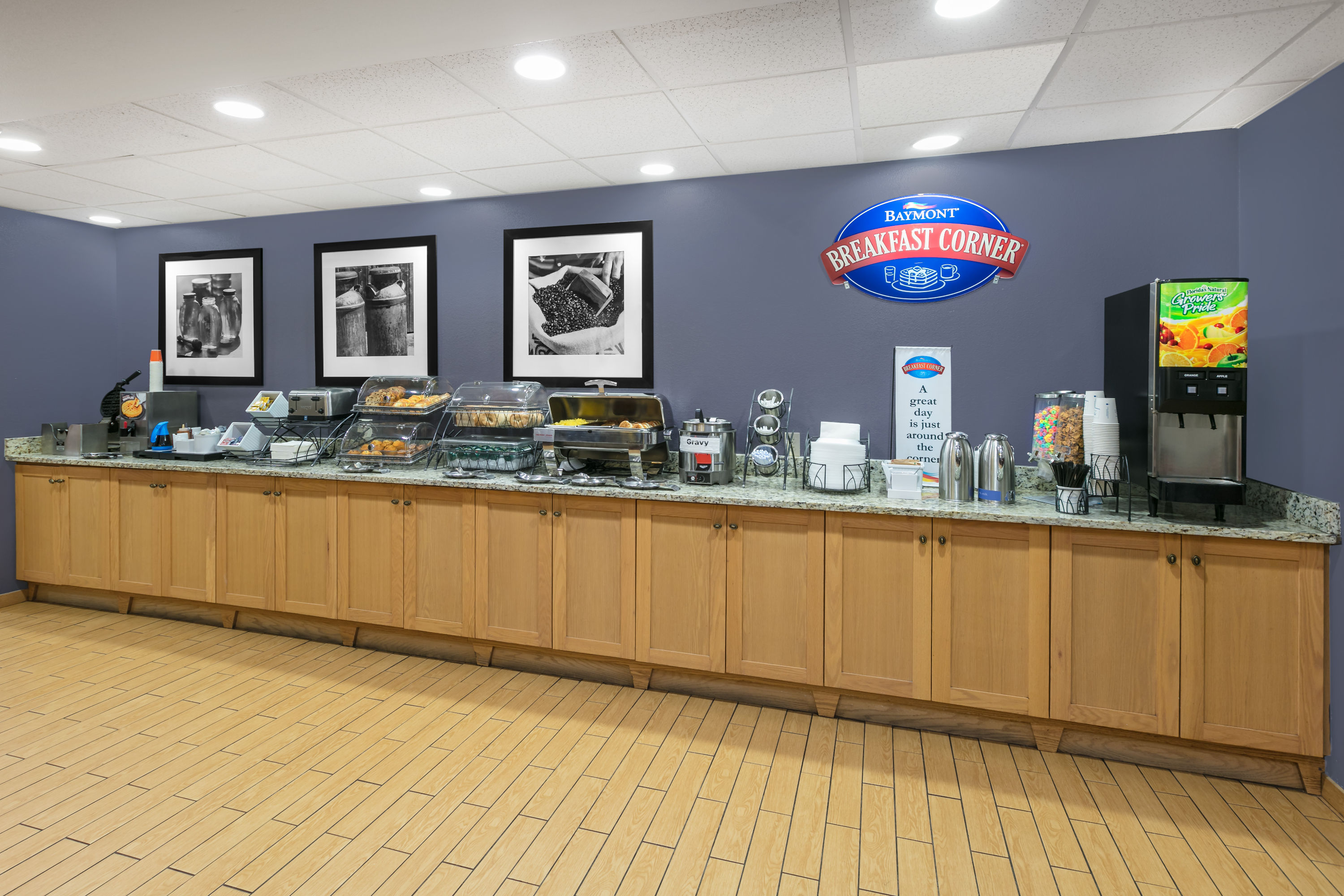 Free breakfast at Baymont by Wyndham Oklahoma City/Quail Springs in Oklahoma City, Oklahoma