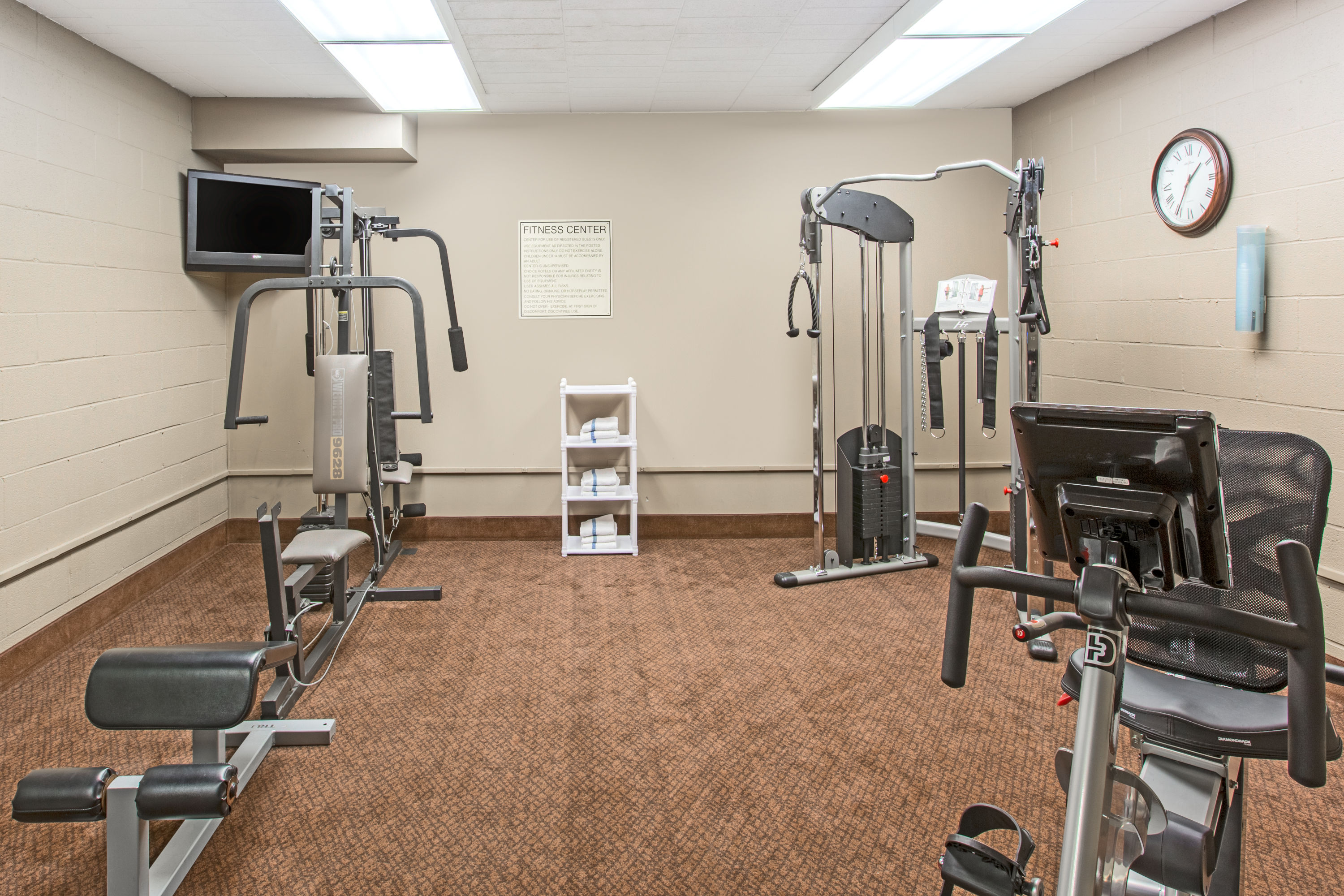 Health club at Baymont by Wyndham Bartonsville Poconos in Bartonsville, Pennsylvania