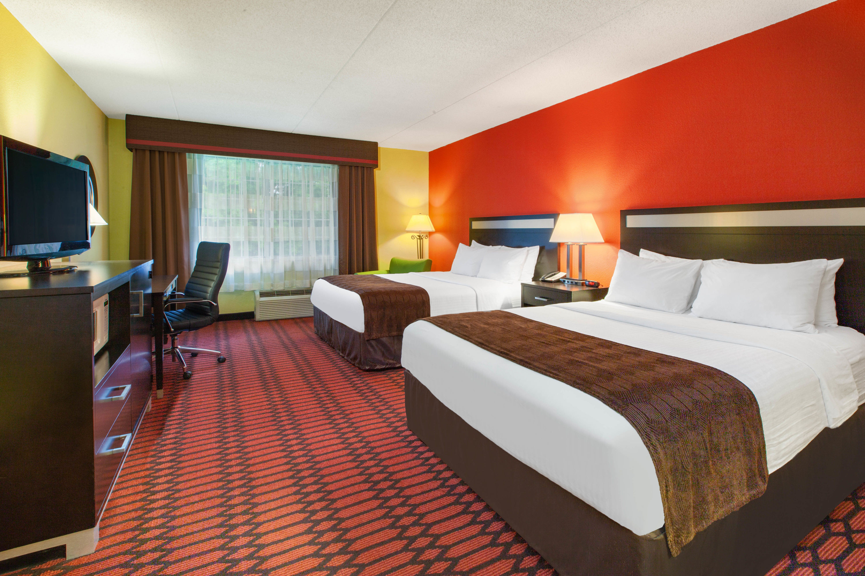 Guest room at the Baymont by Wyndham Harrisburg in Harrisburg, Pennsylvania