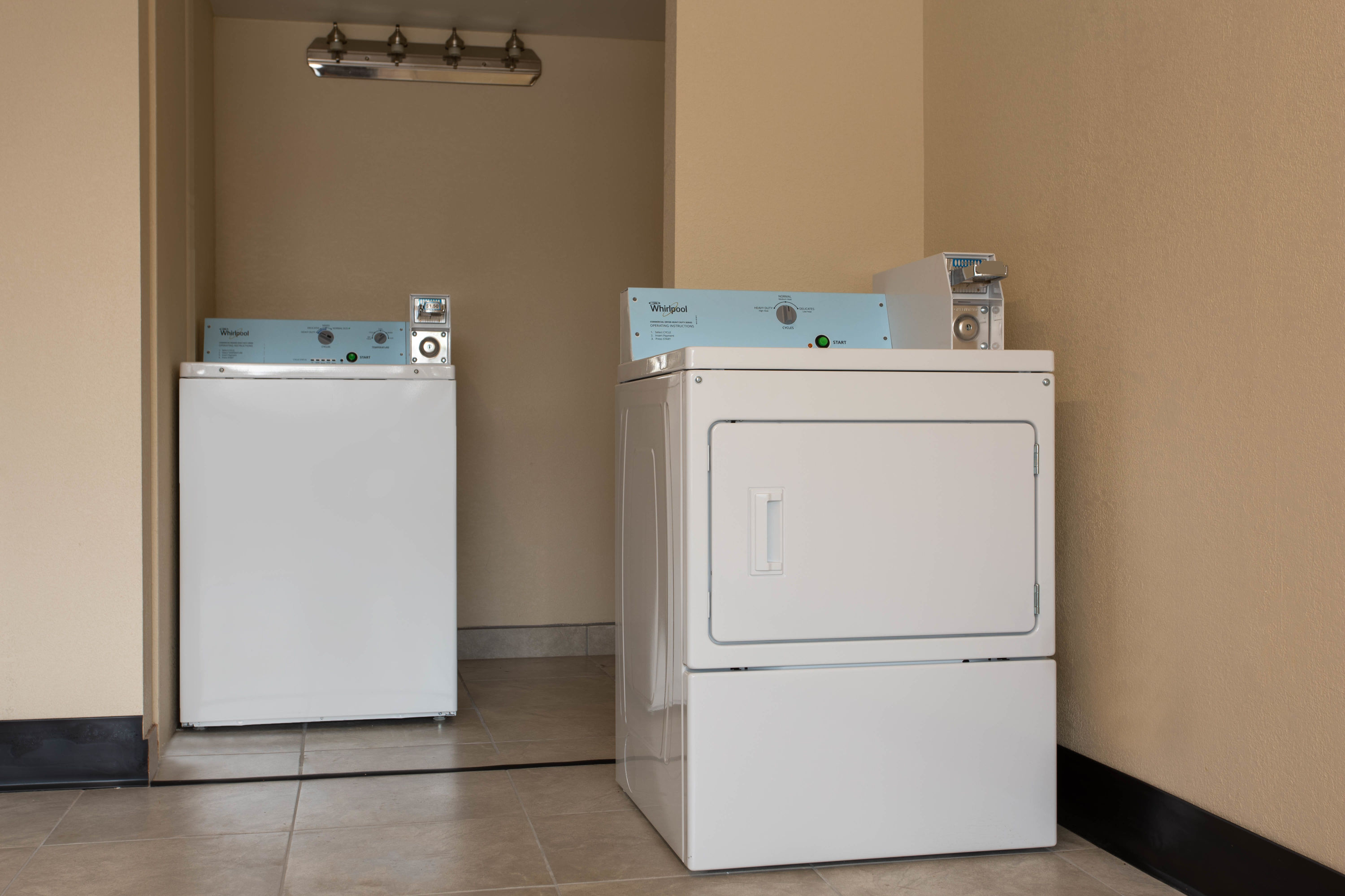 Laundry facilities at Baymont by Wyndham Cheraw in Cheraw, South Carolina