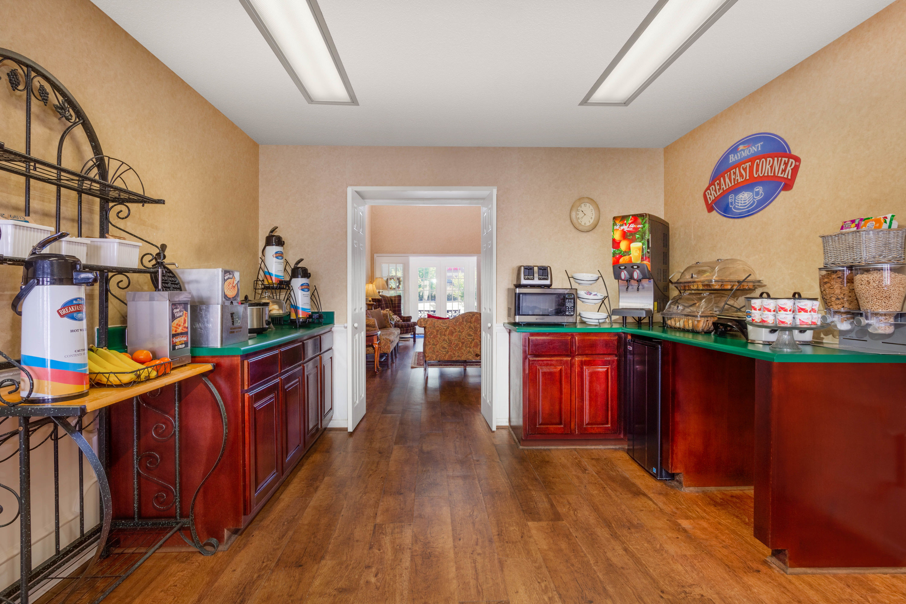 Free breakfast at Baymont by Wyndham Easley/Greenville in Easley, South Carolina