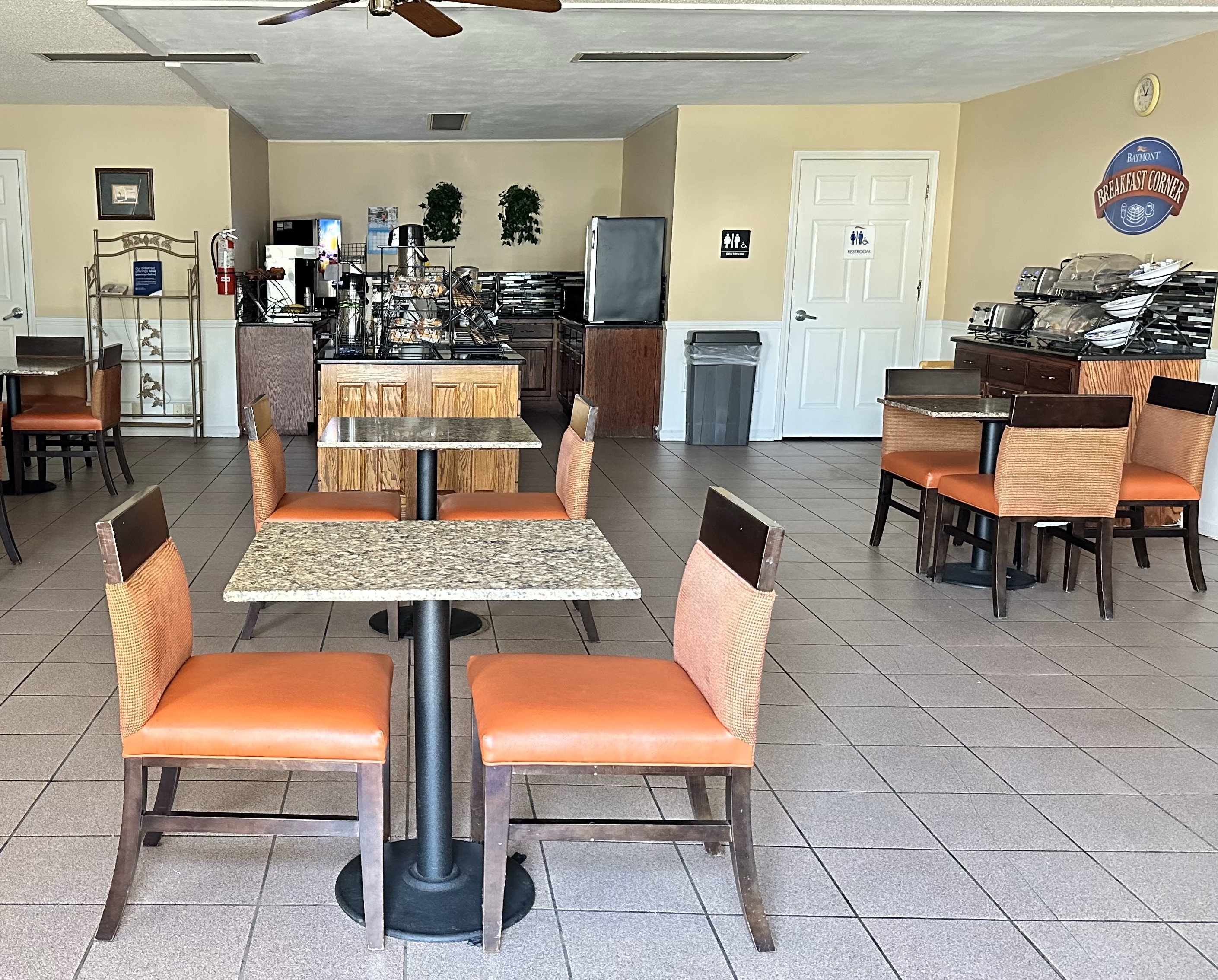 Free breakfast at Baymont by Wyndham Greenwood in Greenwood, South Carolina