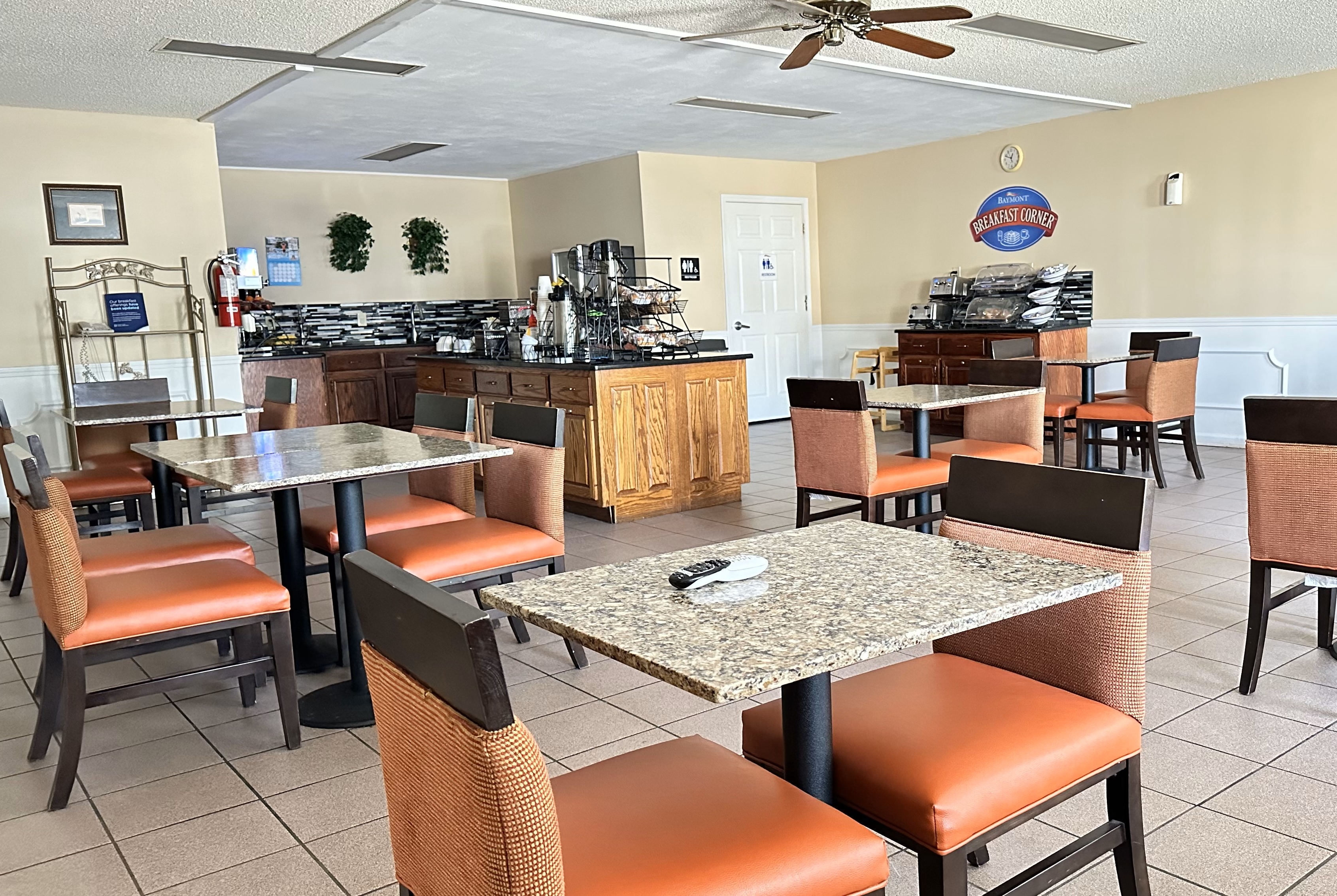 Free breakfast at Baymont by Wyndham Greenwood in Greenwood, South Carolina