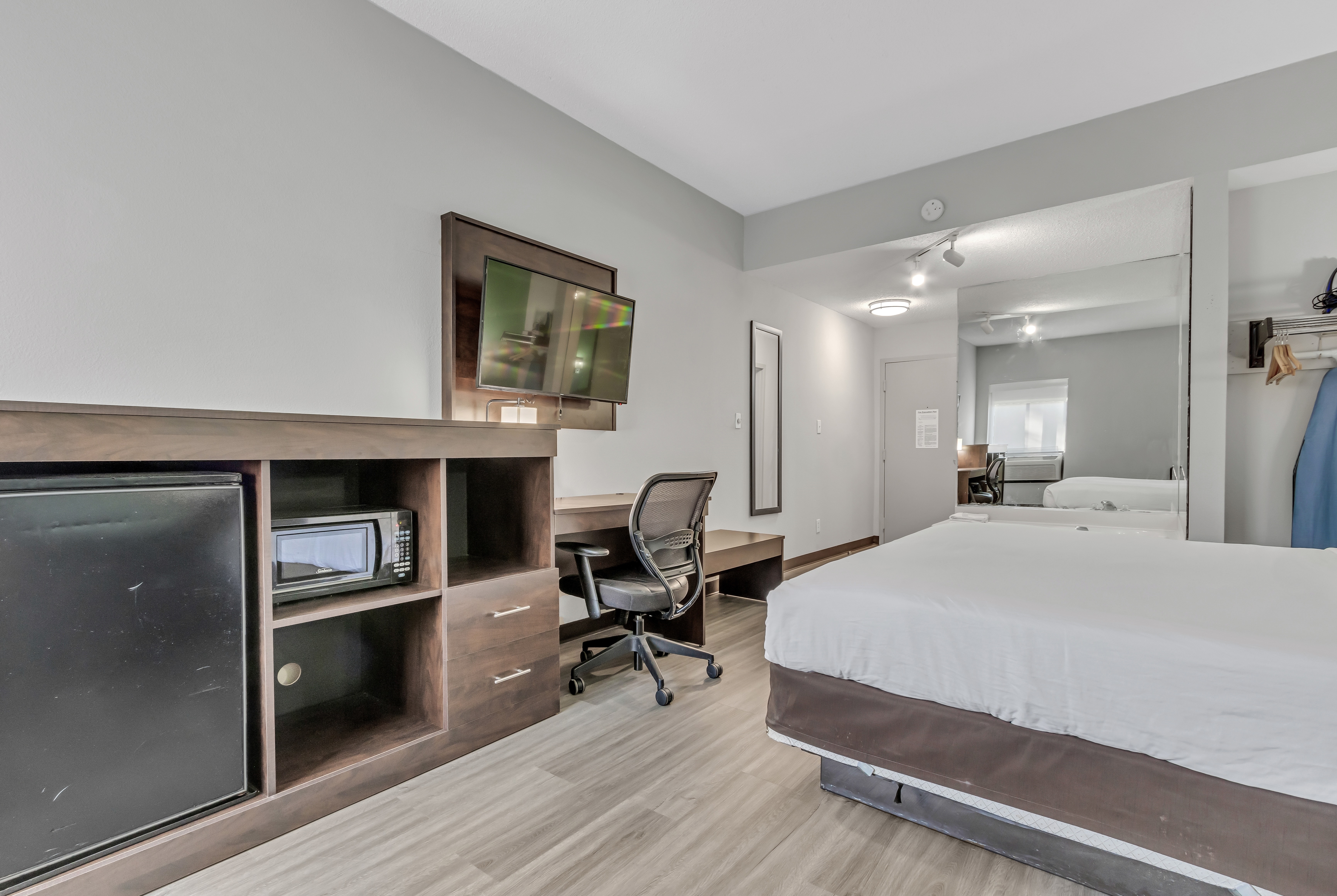 Guest room at the Baymont by Wyndham North Myrtle Beach in North Myrtle Beach, South Carolina