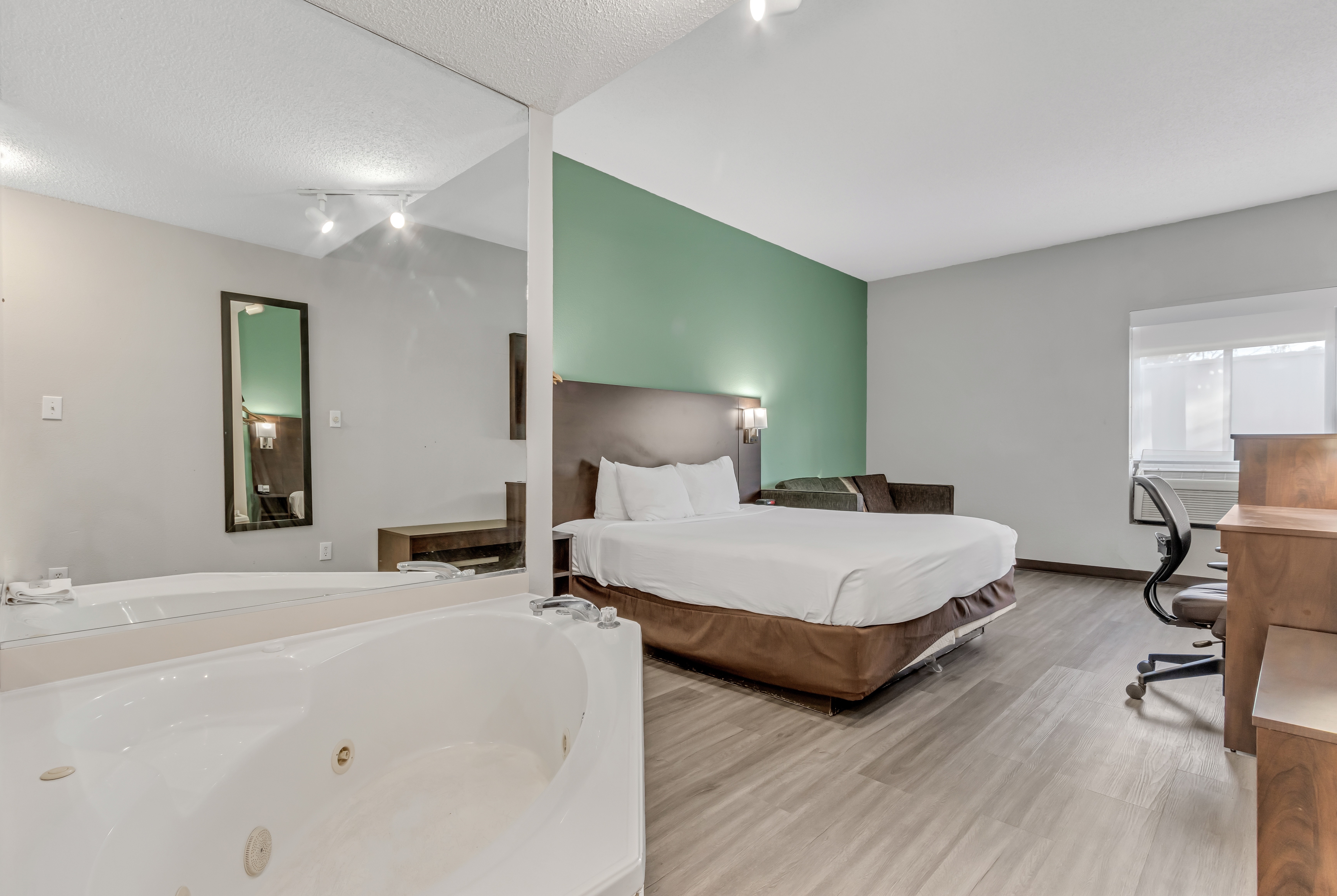 Guest room at the Baymont by Wyndham North Myrtle Beach in North Myrtle Beach, South Carolina