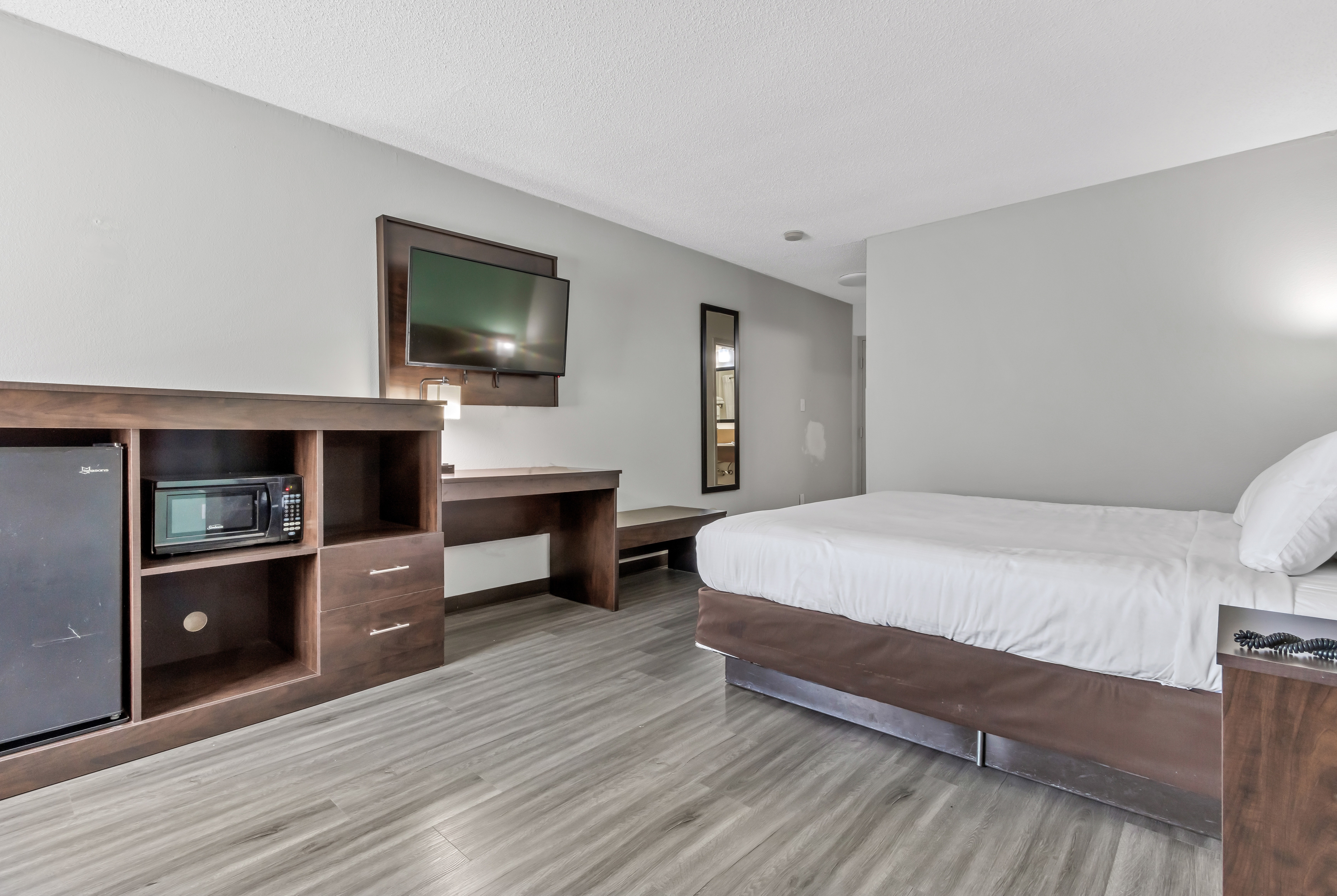 Guest room at the Baymont by Wyndham North Myrtle Beach in North Myrtle Beach, South Carolina