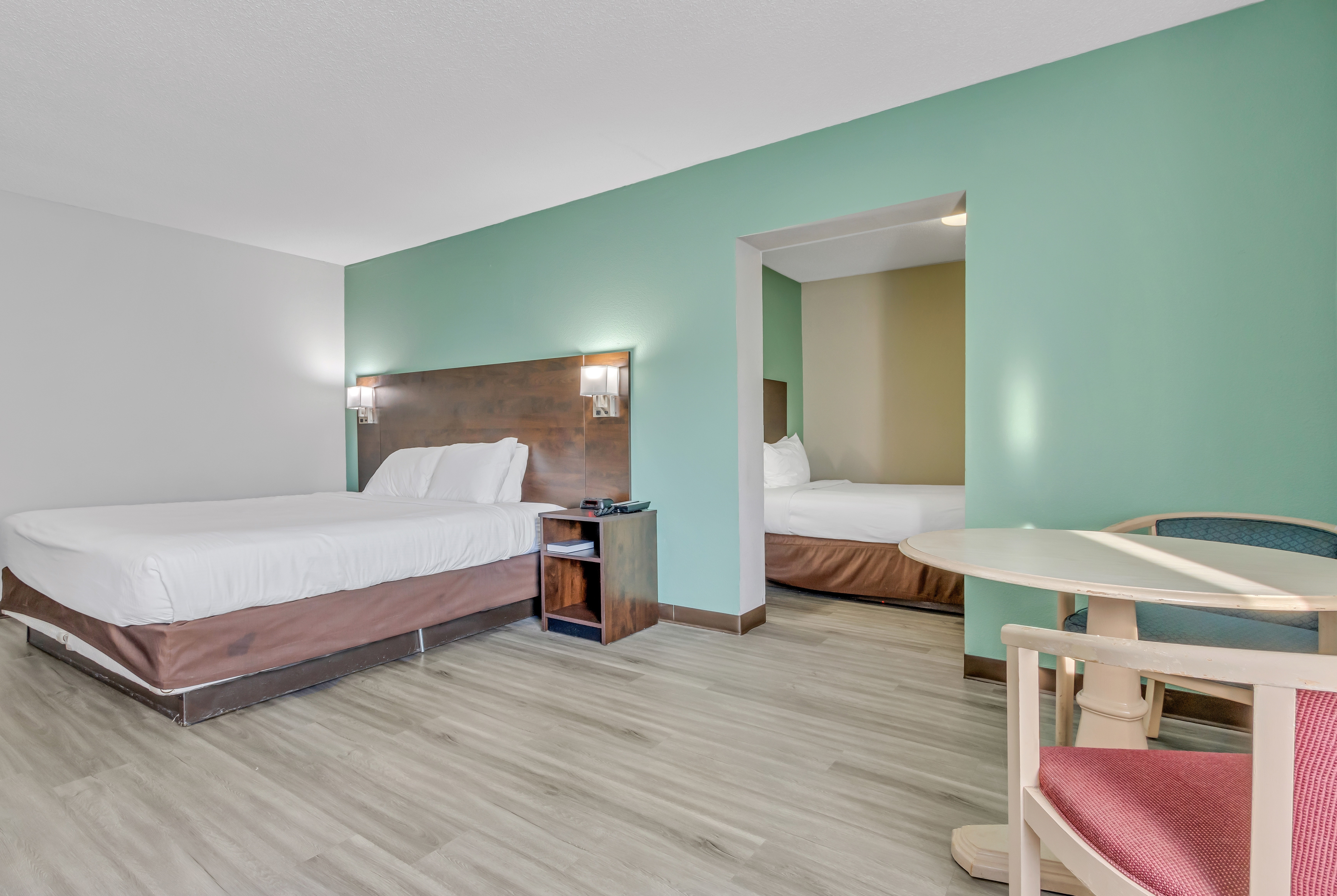 Guest room at the Baymont by Wyndham North Myrtle Beach in North Myrtle Beach, South Carolina