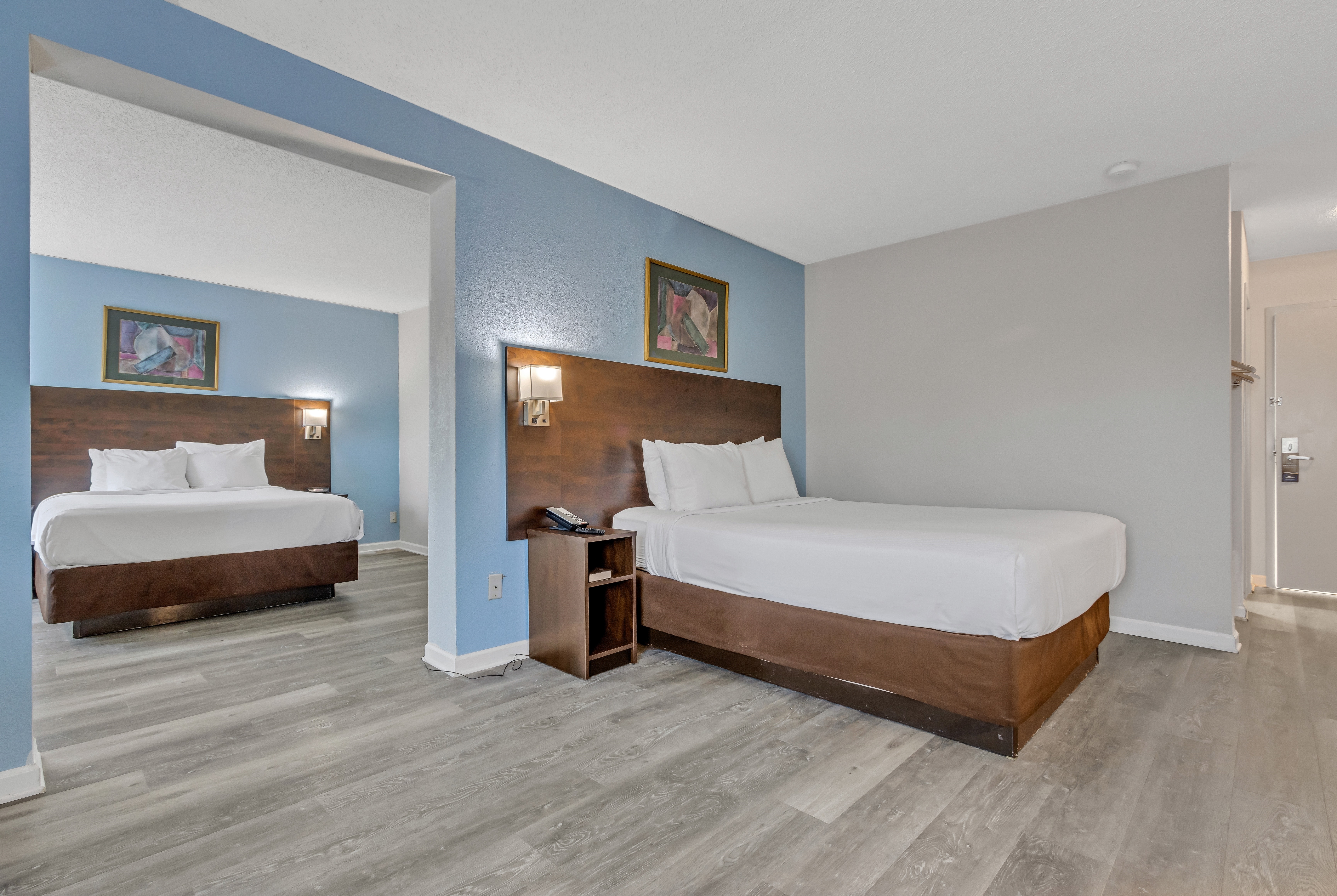 Guest room at the Baymont by Wyndham North Myrtle Beach in North Myrtle Beach, South Carolina