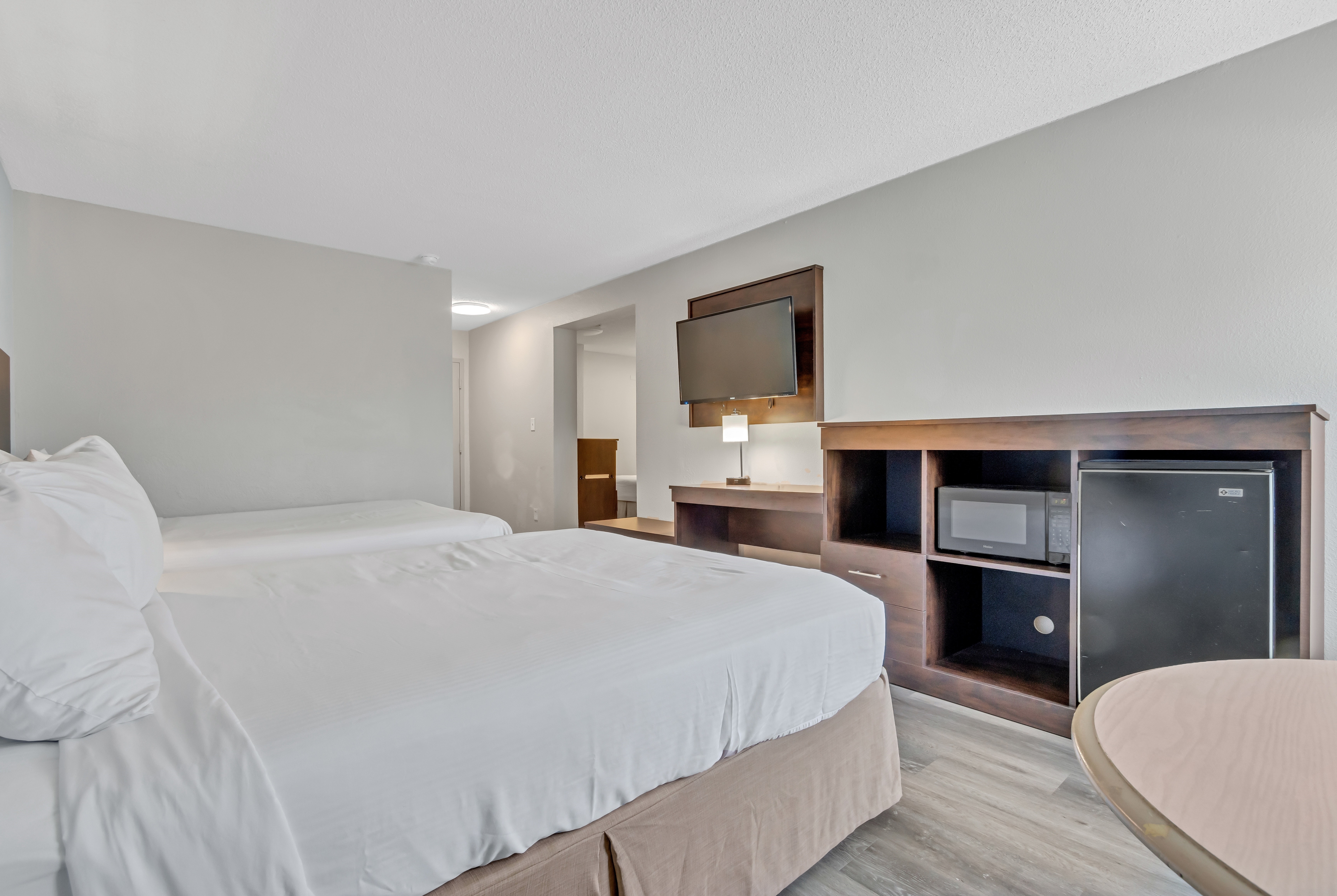 Guest room at the Baymont by Wyndham North Myrtle Beach in North Myrtle Beach, South Carolina