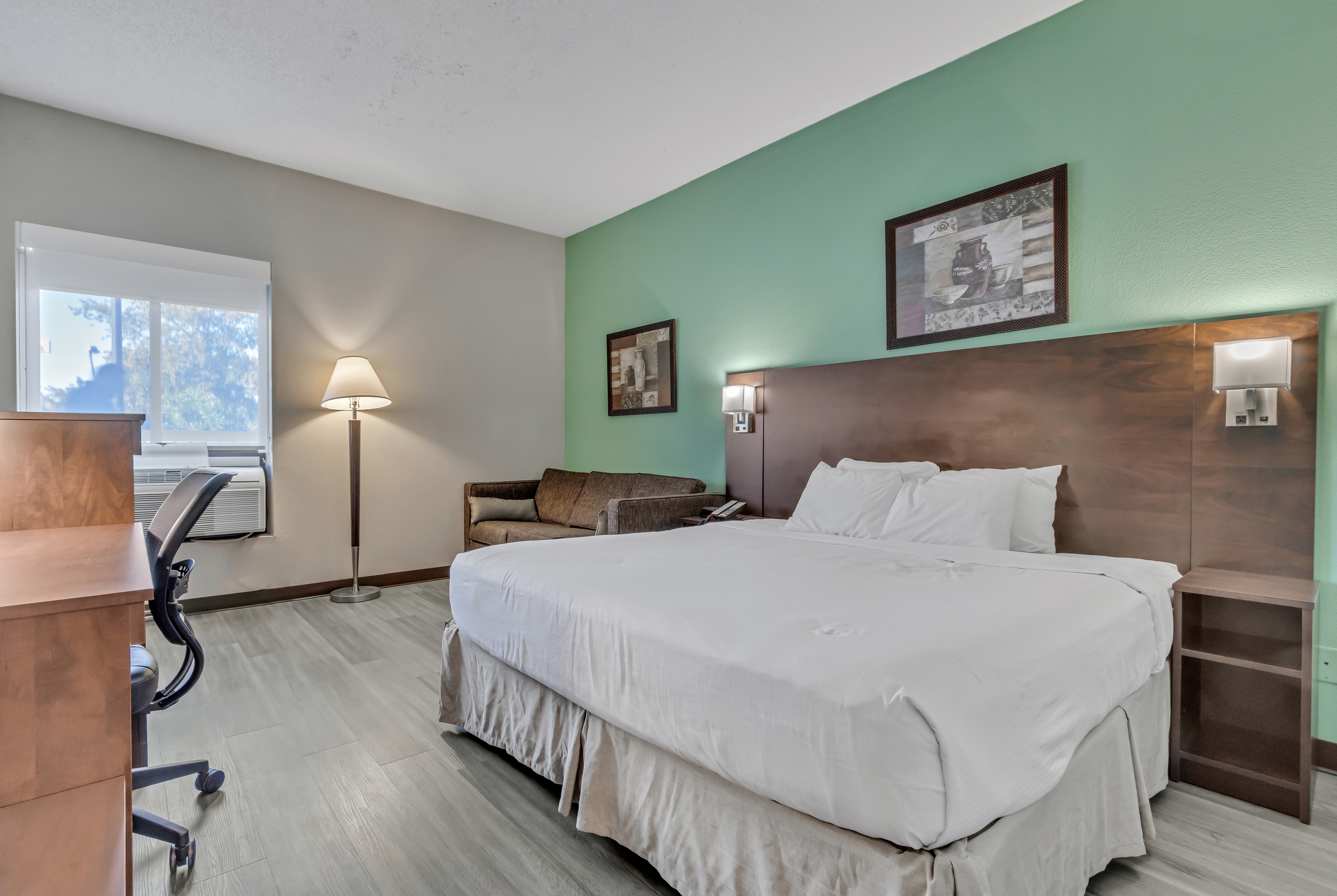 Guest room at the Baymont by Wyndham North Myrtle Beach in North Myrtle Beach, South Carolina