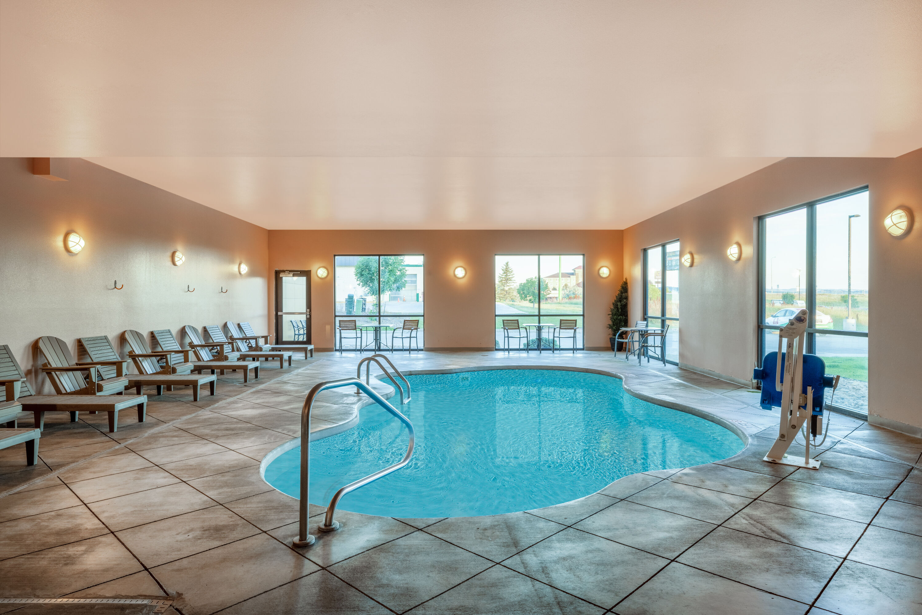 Indoor pool at the Baymont by Wyndham Rapid City in Rapid City, South Dakota