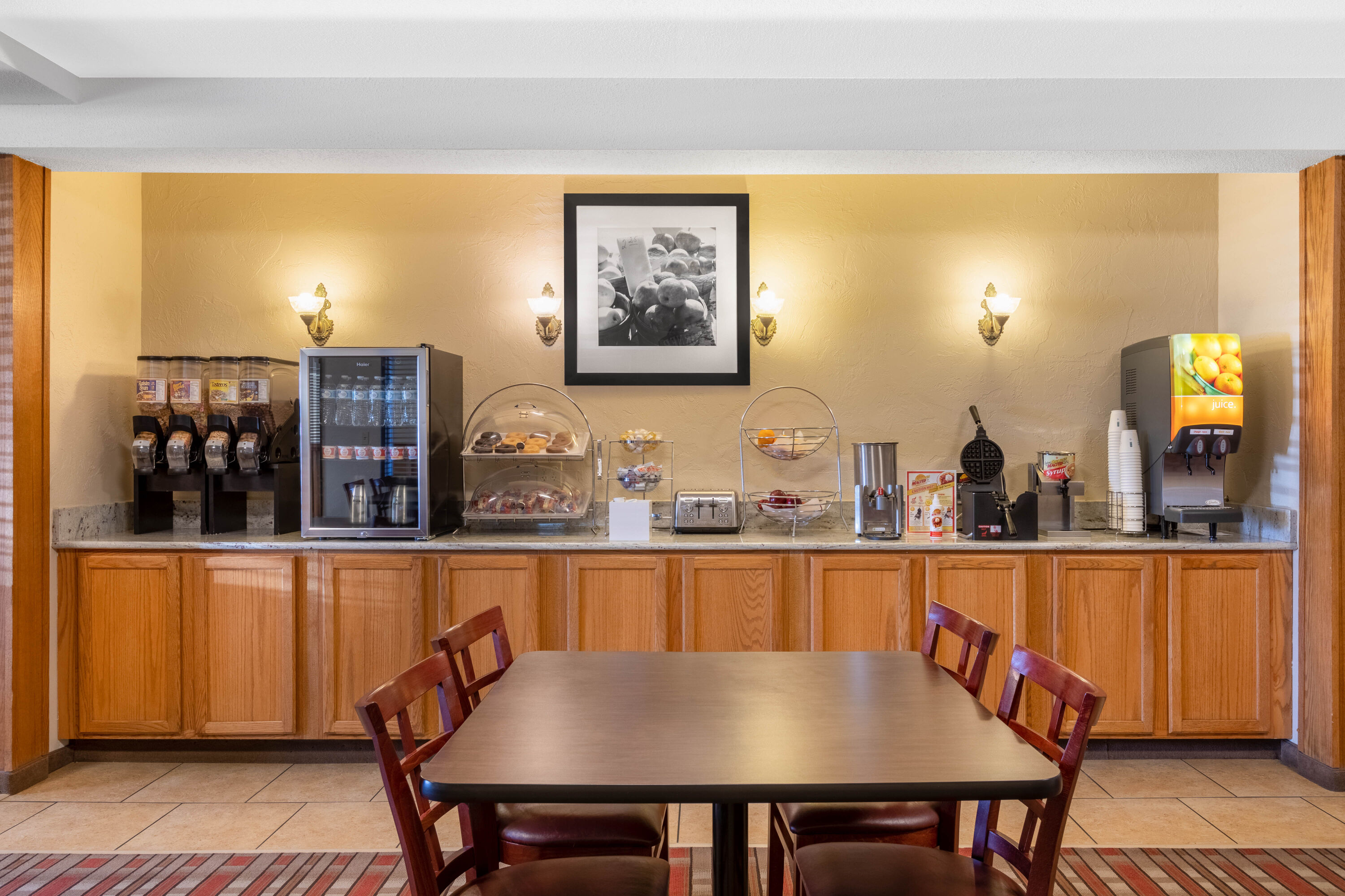 Free breakfast at Baymont by Wyndham Spearfish in Spearfish, South Dakota