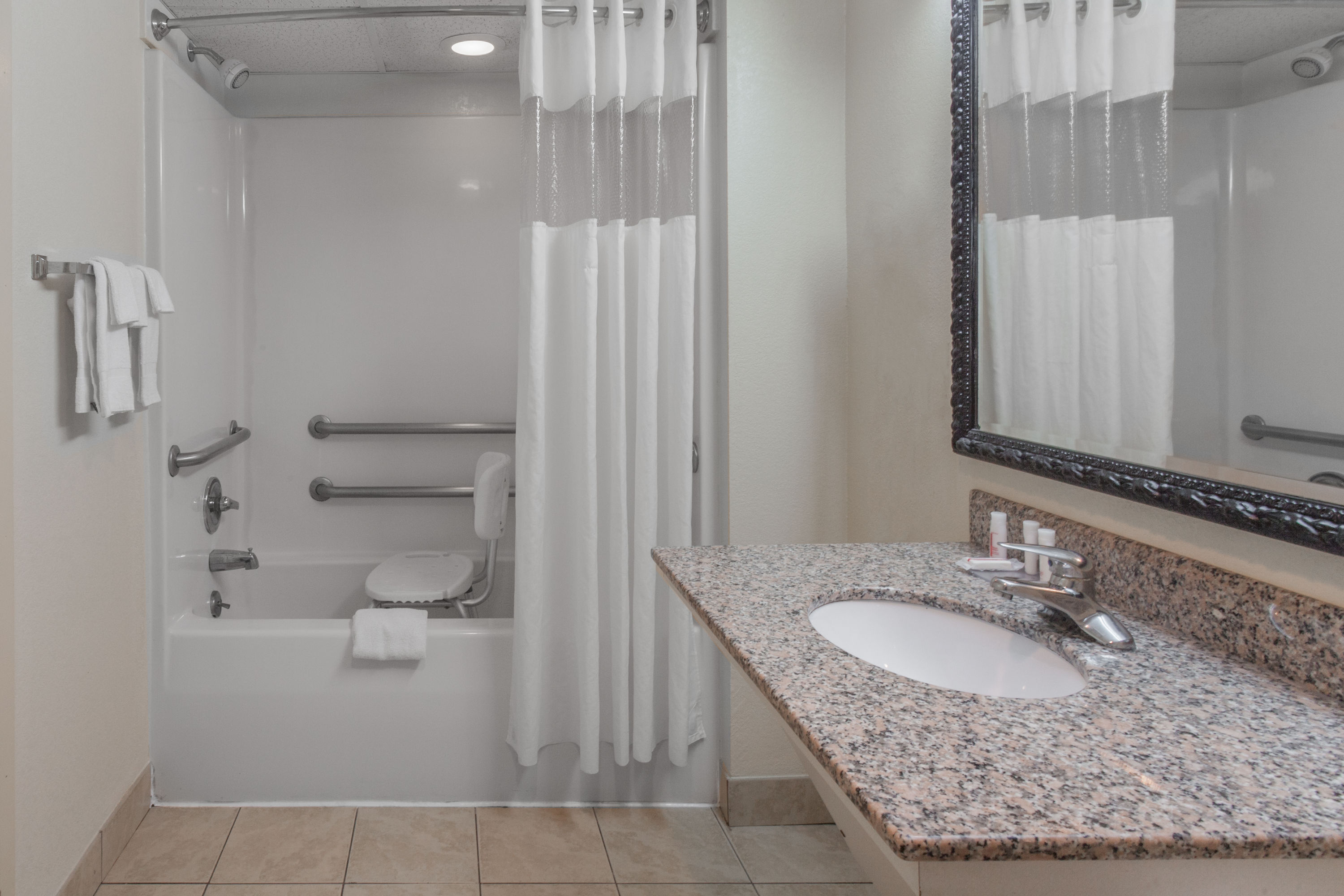 Guest room at the Baymont by Wyndham Pigeon Forge near Island Drive in Pigeon Forge, Tennessee