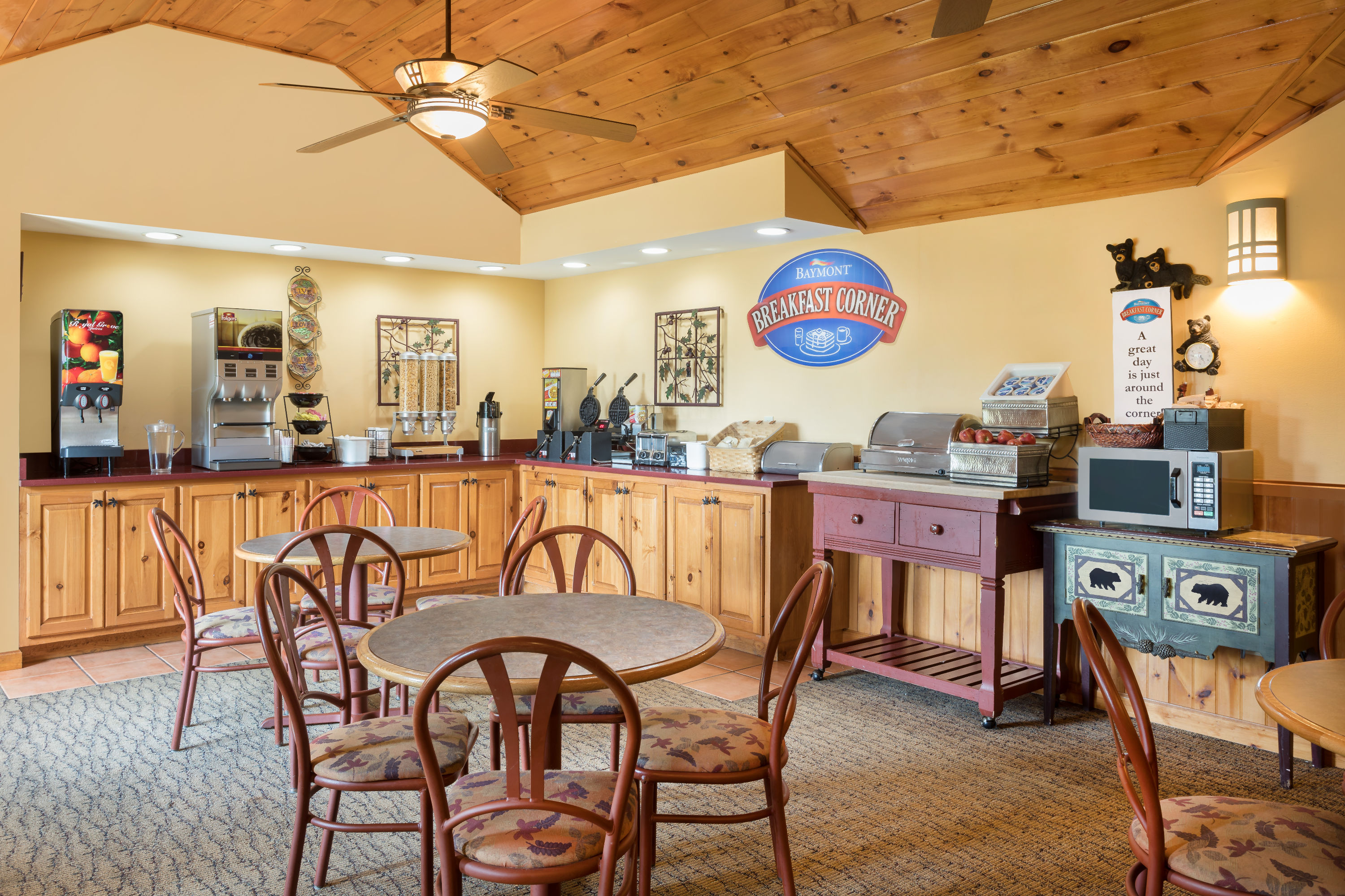 Free breakfast at Baymont by Wyndham Sevierville Pigeon Forge in Sevierville, Tennessee