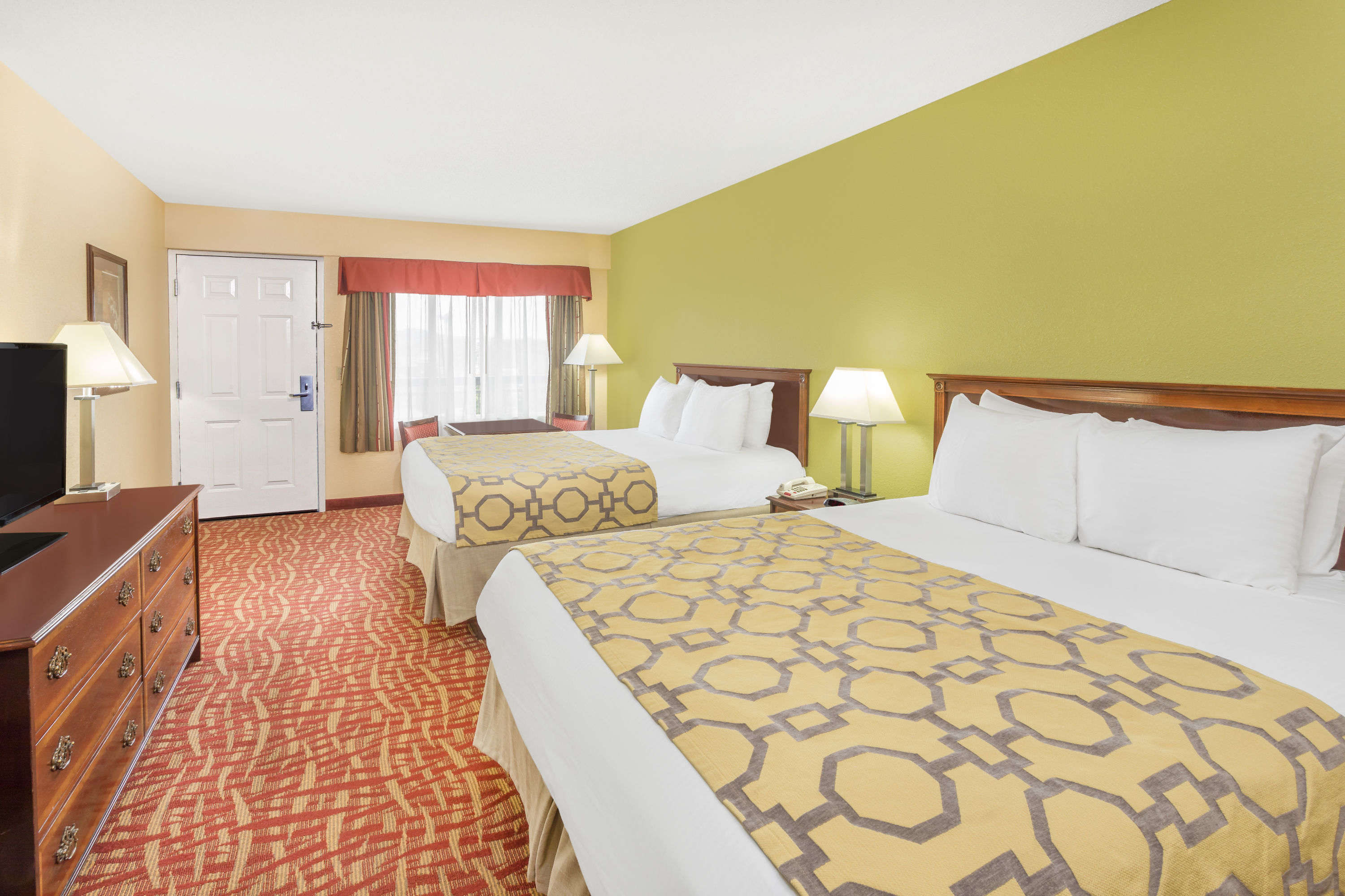 Guest room at the Baymont by Wyndham Sevierville Pigeon Forge in Sevierville, Tennessee