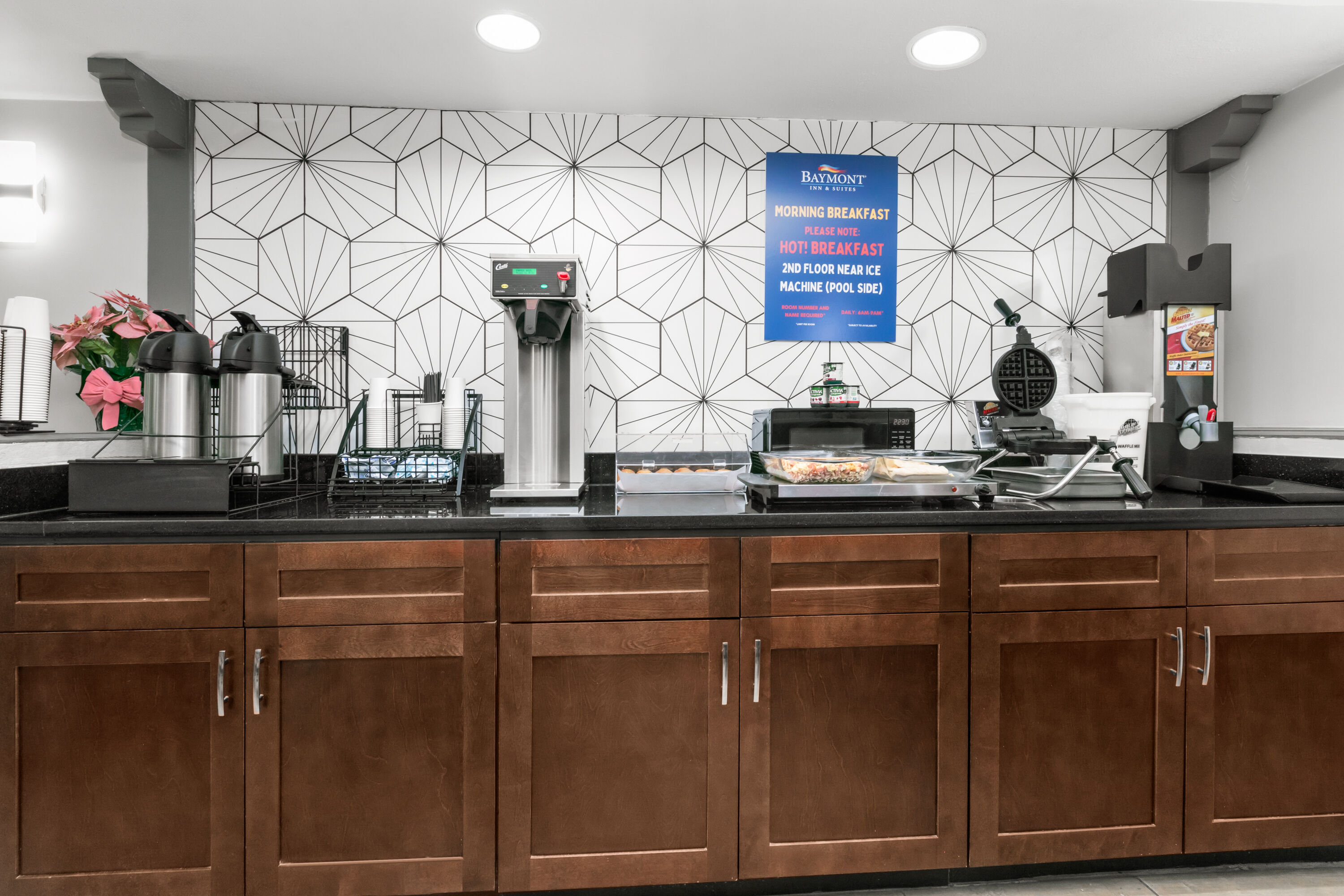 Free breakfast at Baymont by Wyndham Austin University Area in Austin, Texas