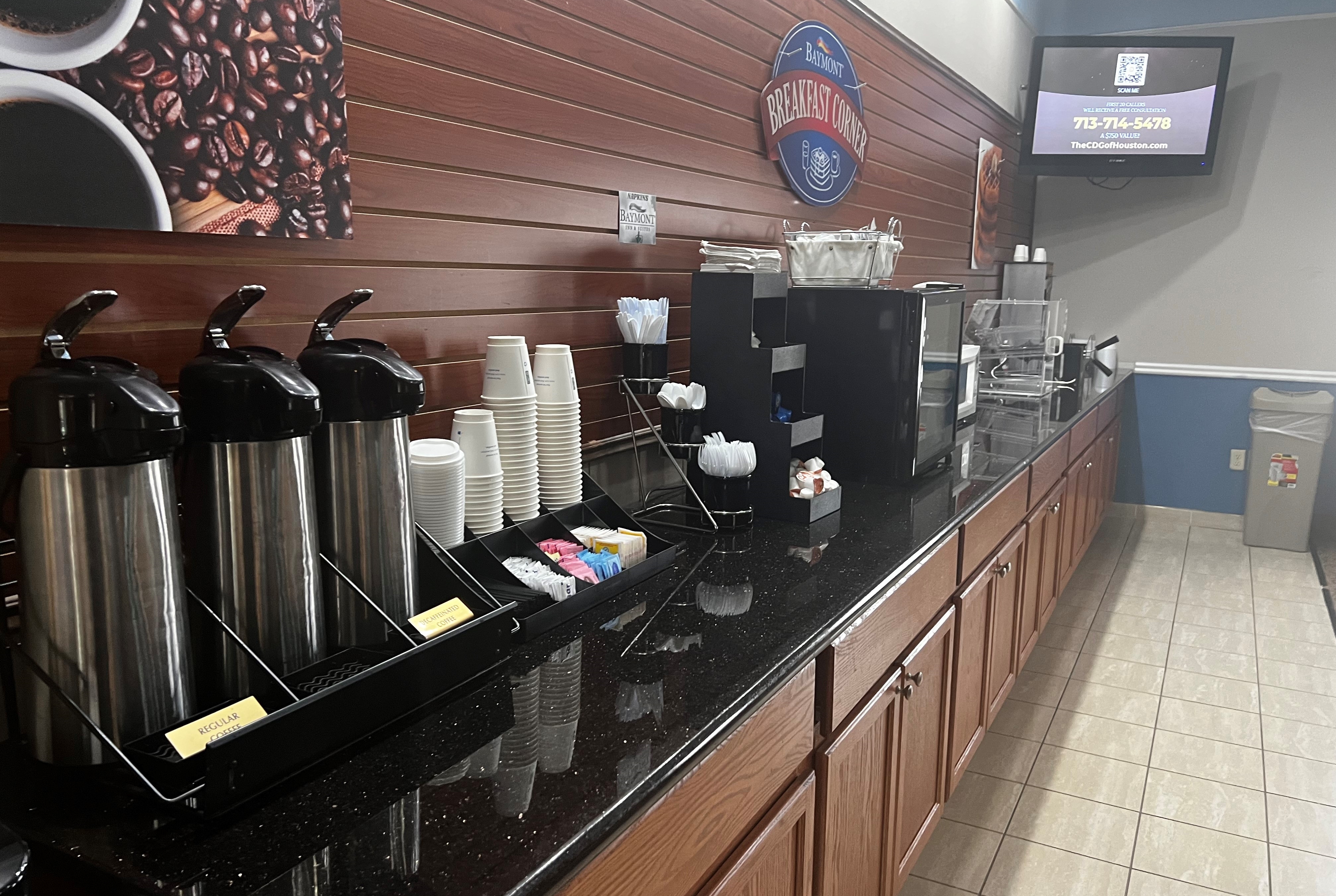 Free breakfast at Baymont by Wyndham Brenham in Brenham, Texas