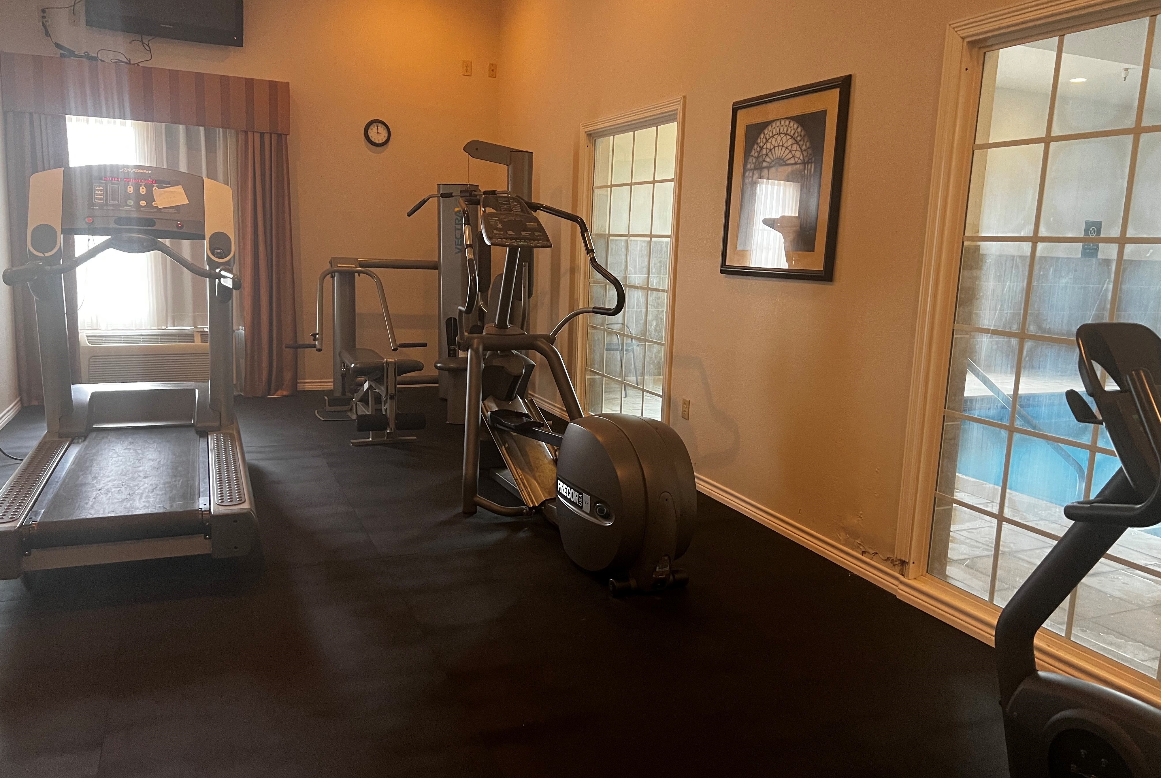 Fitness room at Baymont by Wyndham Brenham in Brenham, Texas