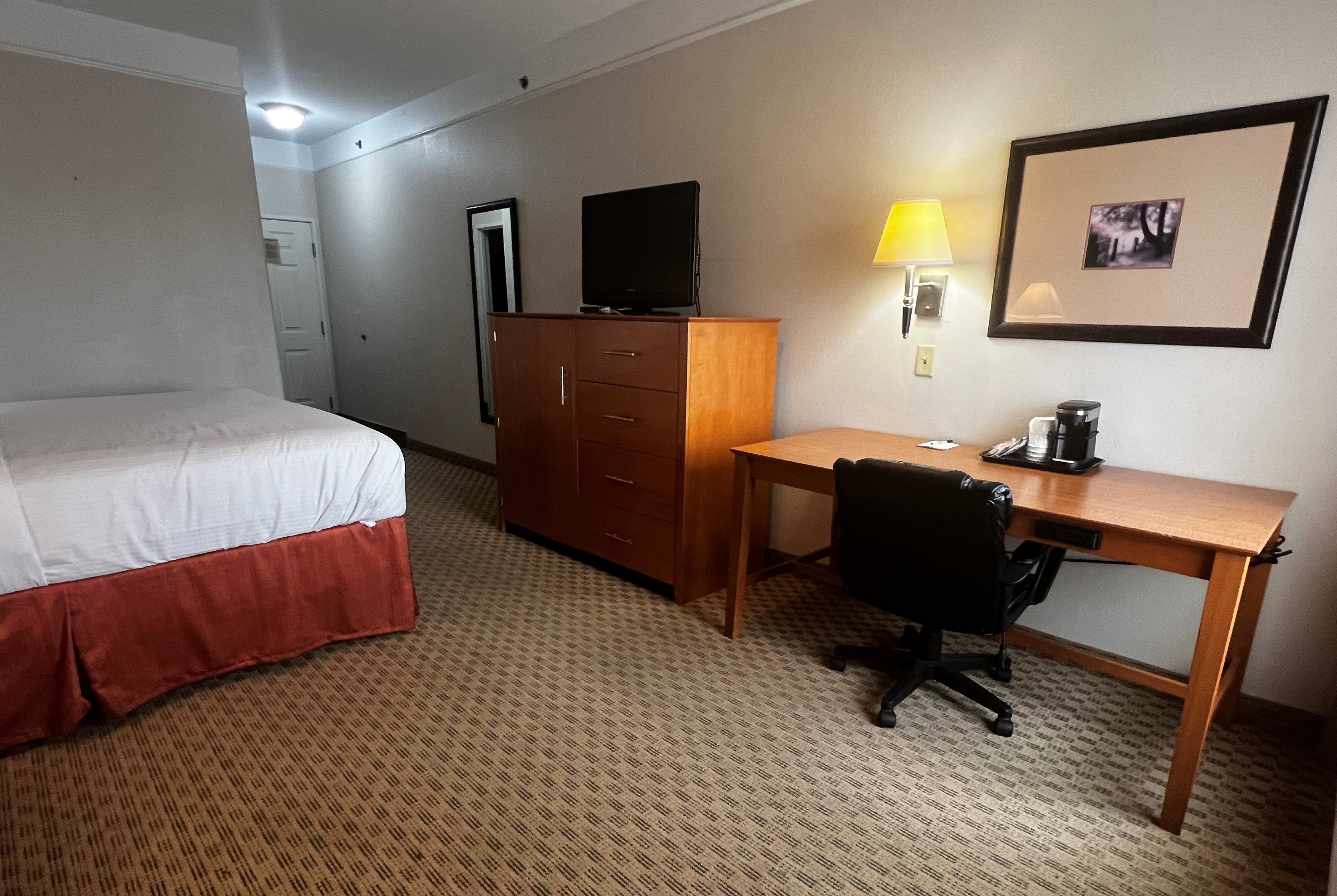 Guest room at the Baymont by Wyndham Brenham in Brenham, Texas