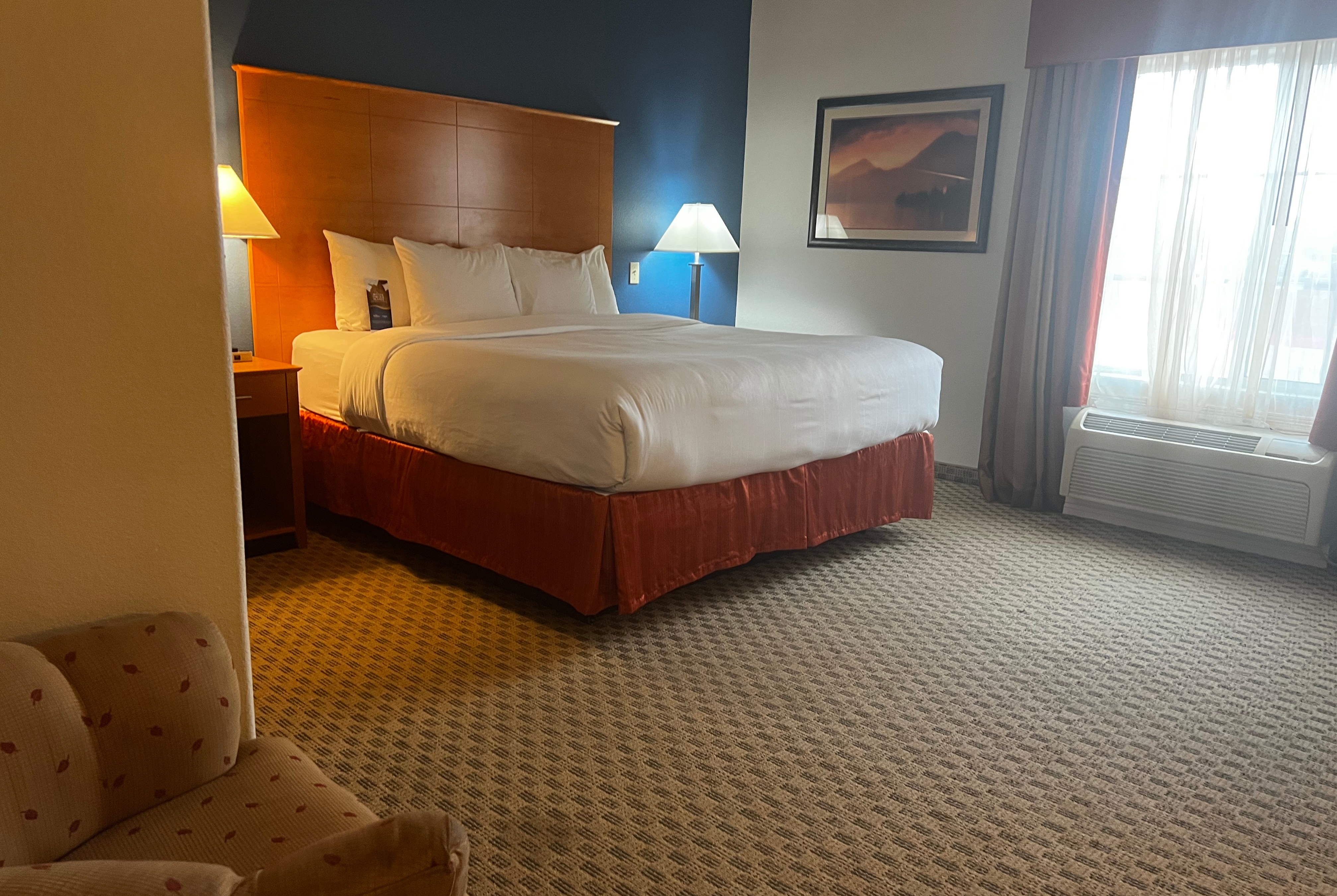 Guest room at the Baymont by Wyndham Brenham in Brenham, Texas
