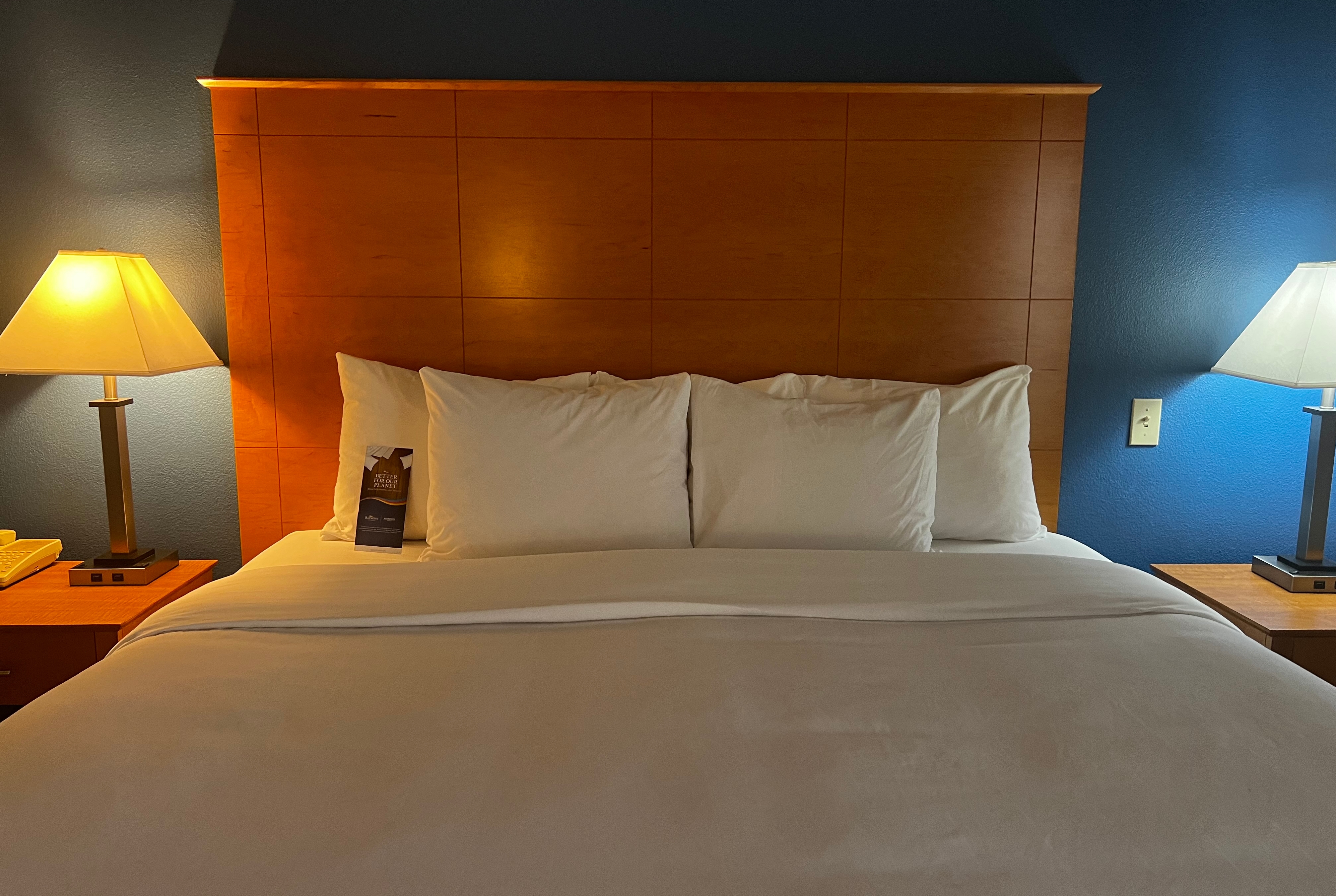 Guest room at the Baymont by Wyndham Brenham in Brenham, Texas