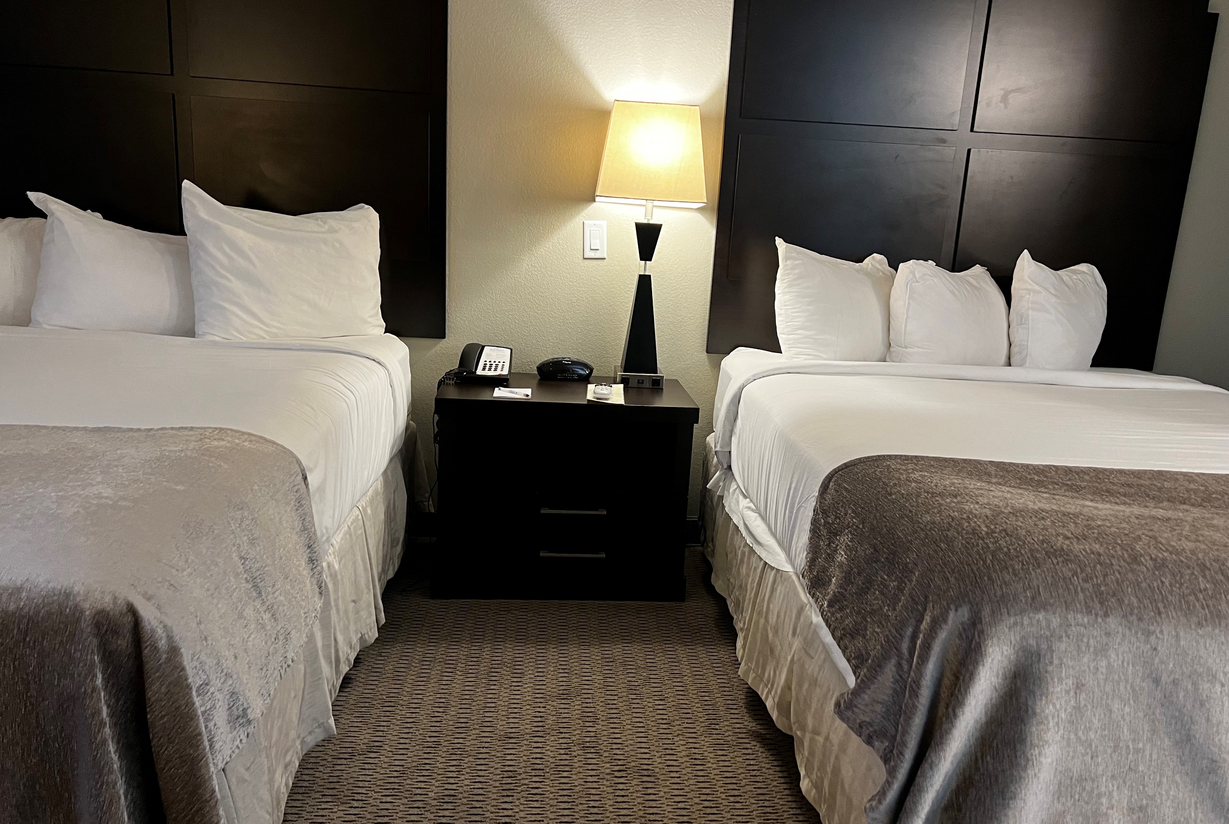 Guest room at the Baymont by Wyndham College Station in College Station, Texas