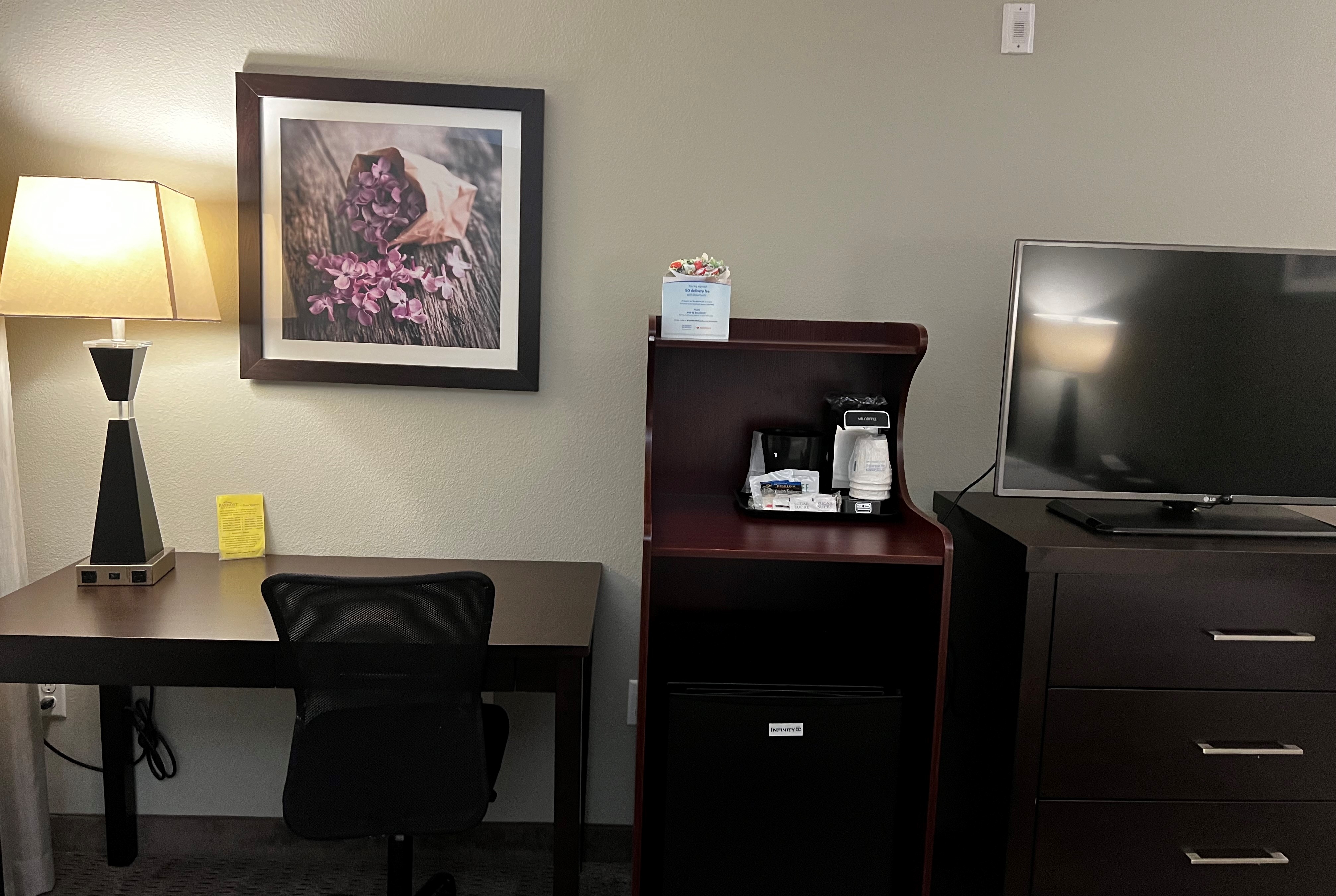 Guest room at the Baymont by Wyndham College Station in College Station, Texas
