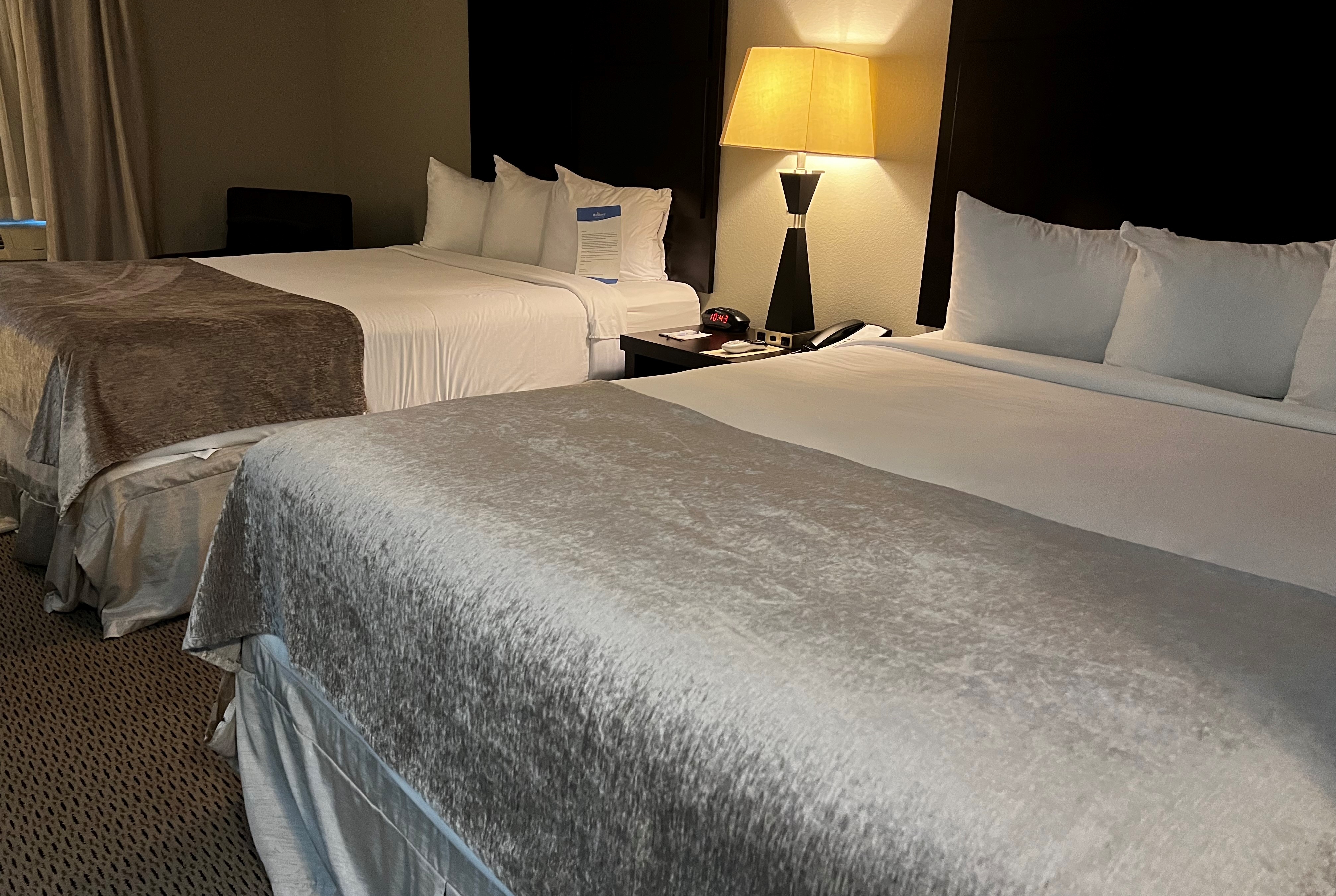 Guest room at the Baymont by Wyndham College Station in College Station, Texas